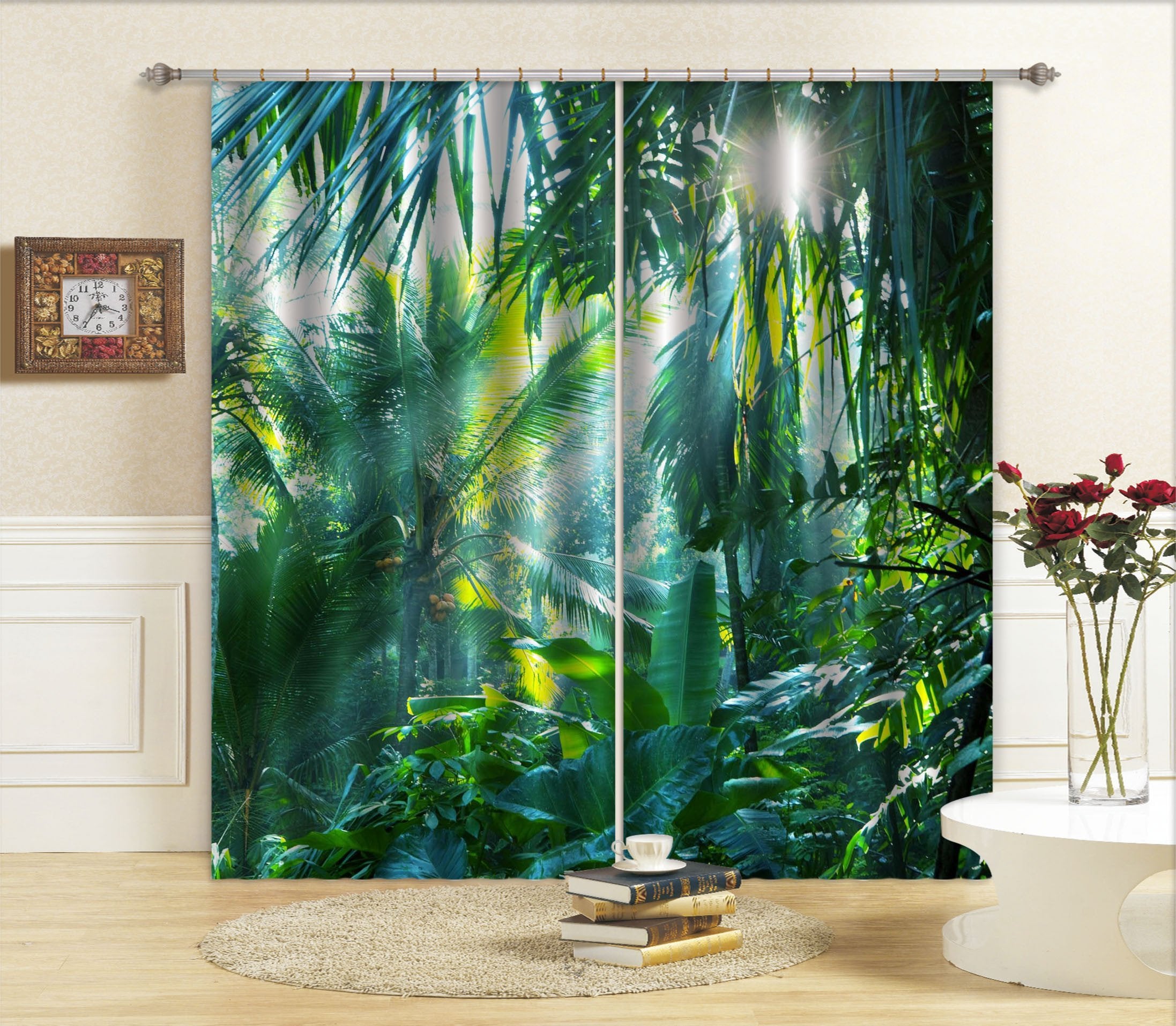 3D Rainforest 624 Curtains Drapes Wallpaper AJ Wallpaper 