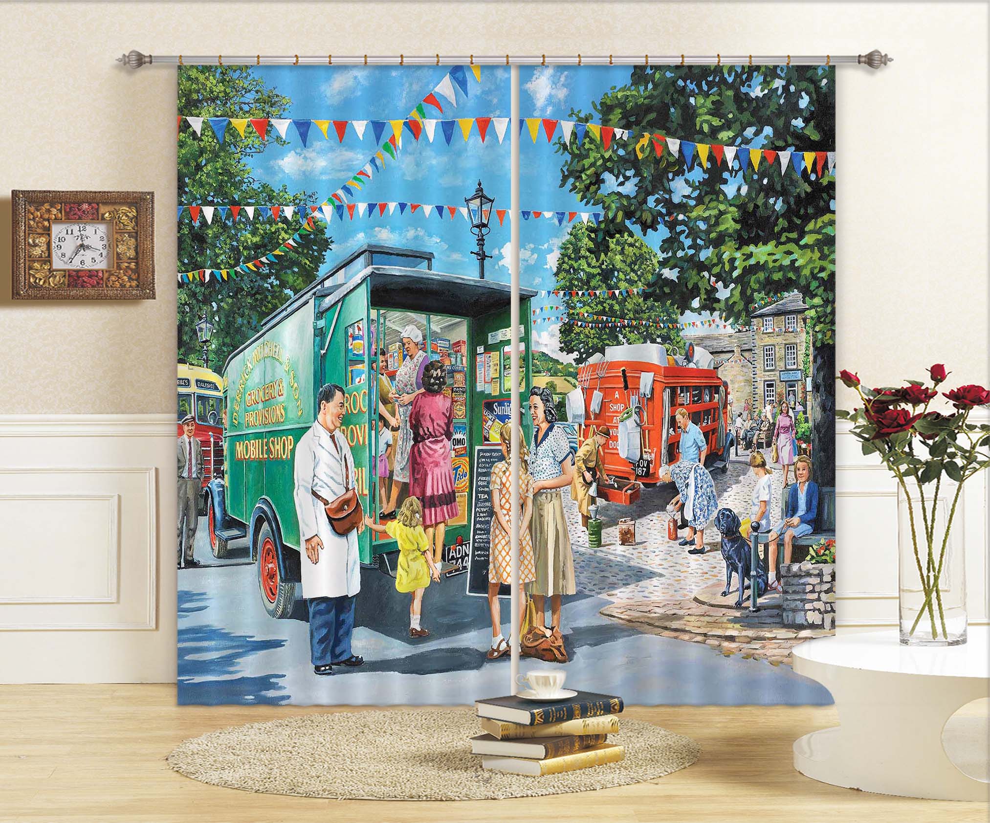 3D Mobile Shops 080 Trevor Mitchell Curtain Curtains Drapes