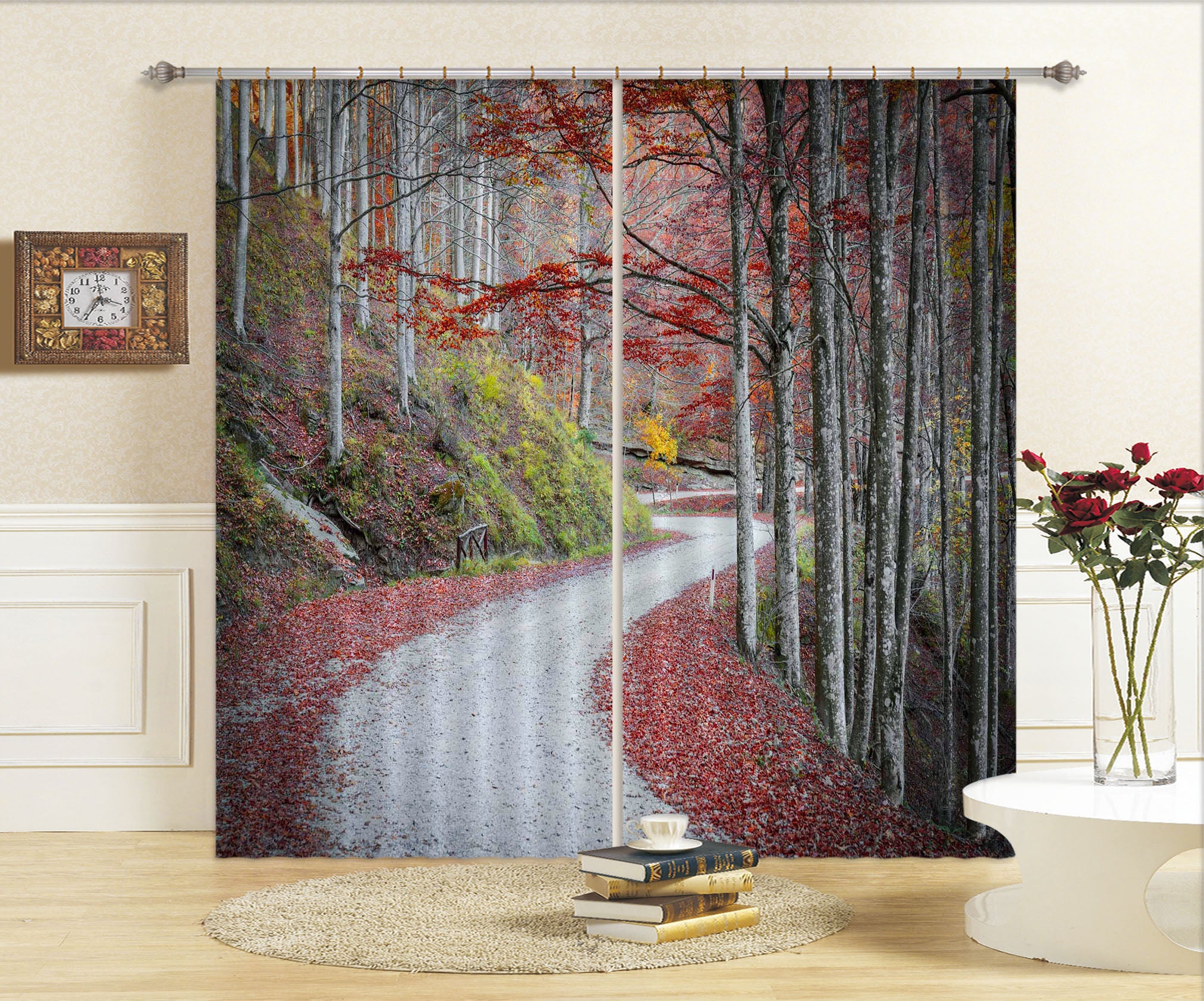 3D Maple Trail 175 Marco Carmassi Curtain Curtains Drapes