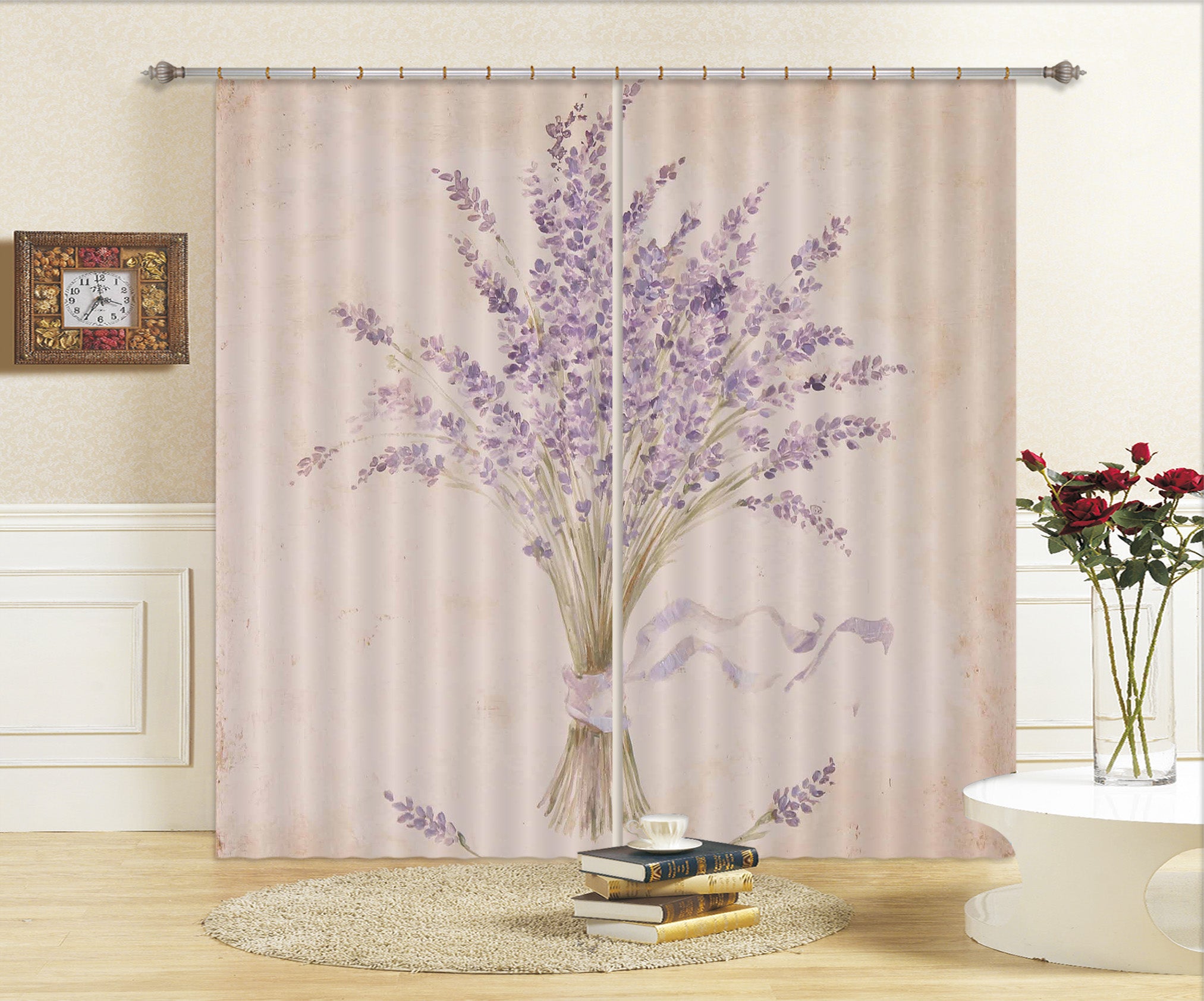 3D Bouquet 3044 Debi Coules Curtain Curtains Drapes