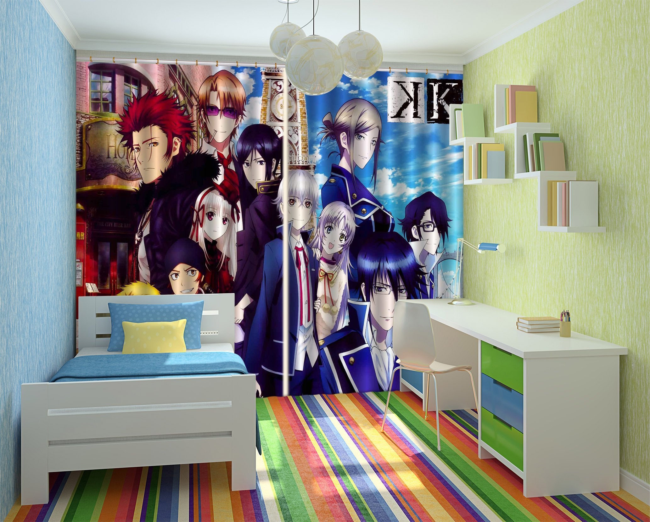 3D Cartoon Youth 2411 Curtains Drapes Wallpaper AJ Wallpaper 