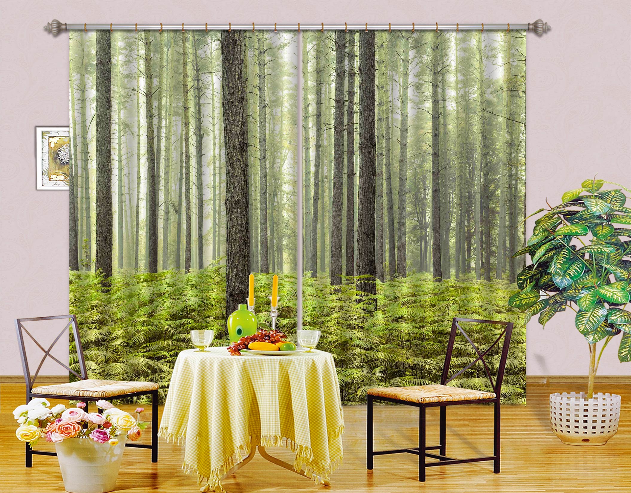 3D Windsor Forest 003 Assaf Frank Curtain Curtains Drapes