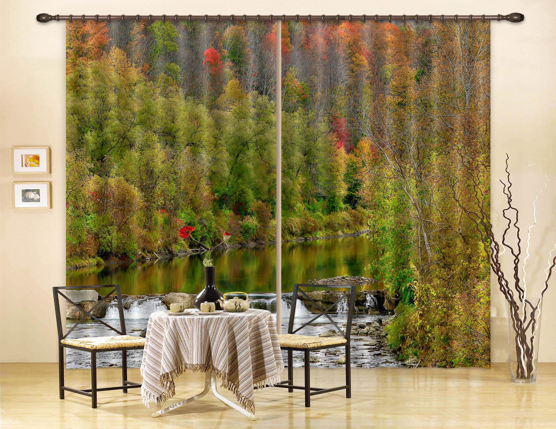 3D Forest Grove 11175 Kathy Barefield Curtain Curtains Drapes