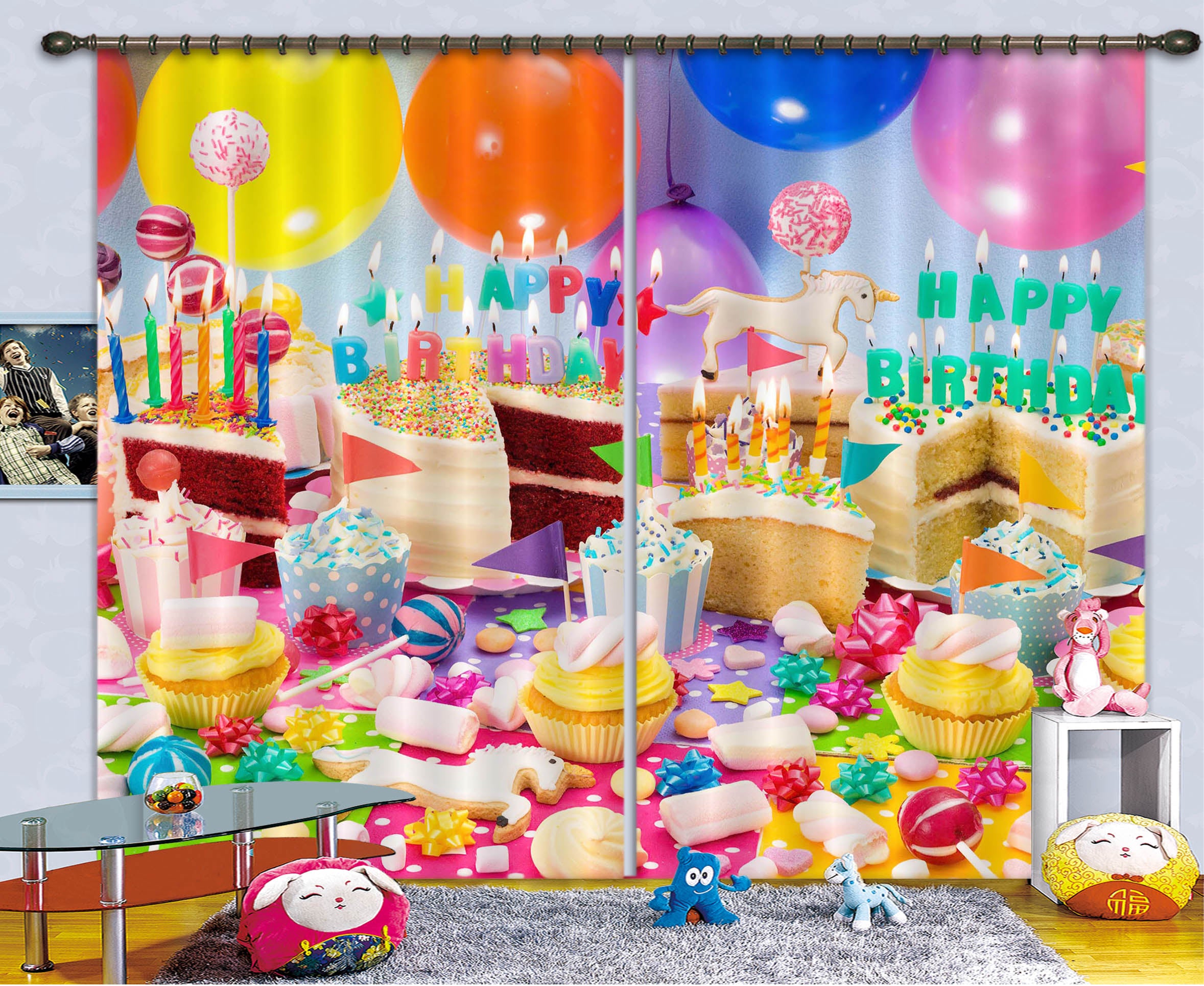 3D Children Playground 241 Assaf Frank Curtain Curtains Drapes