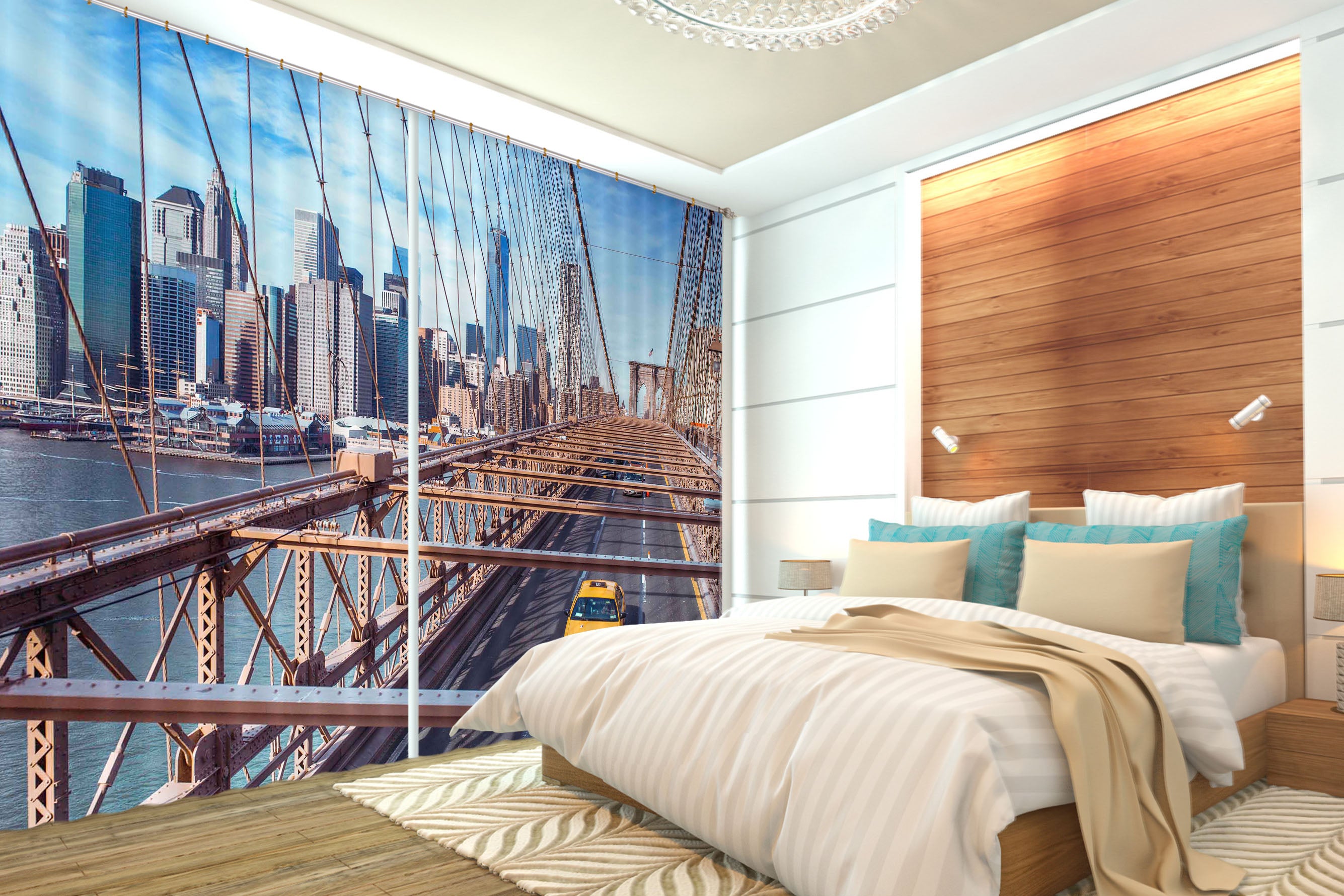 3D Bridge City 221 Assaf Frank Curtain Curtains Drapes