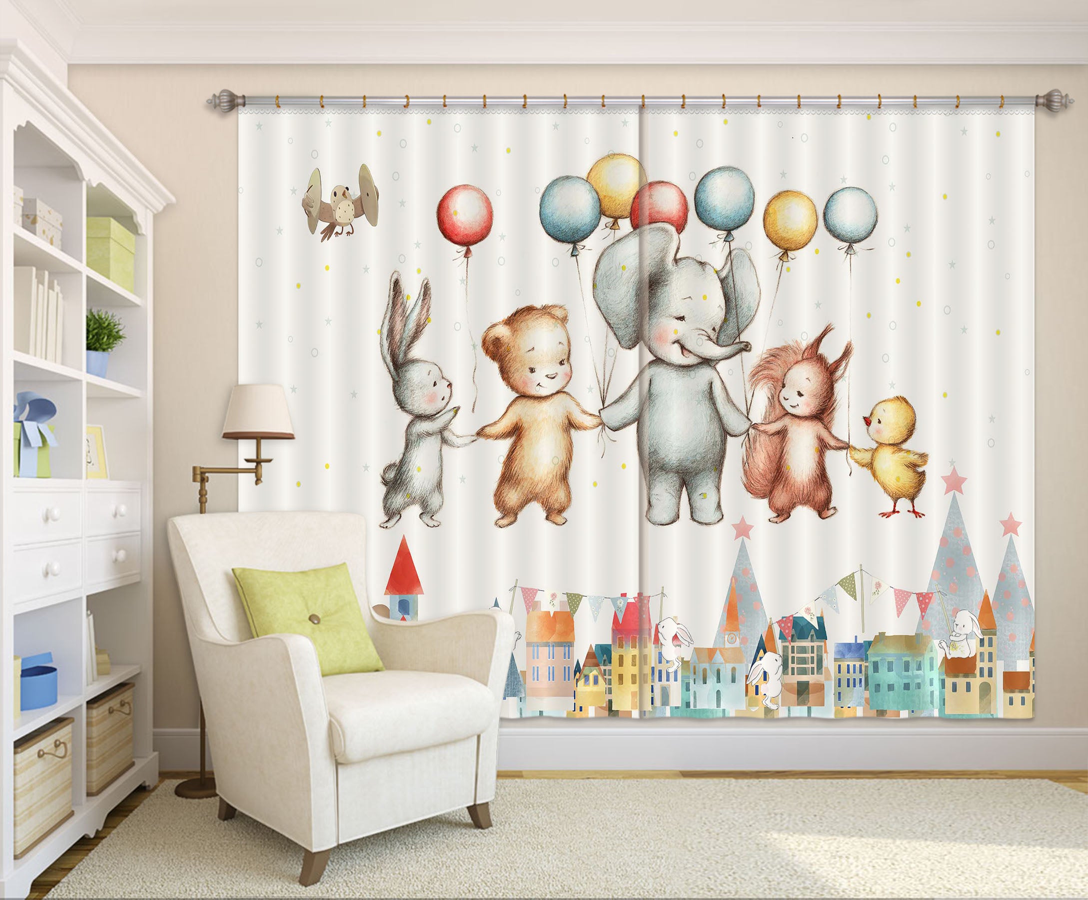 3D Forest Partner 743 Curtains Drapes