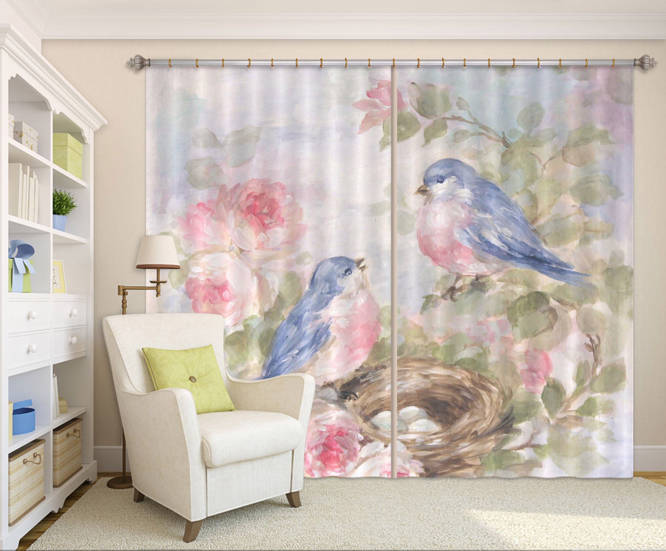 3D Bird's Nest 3053 Debi Coules Curtain Curtains Drapes