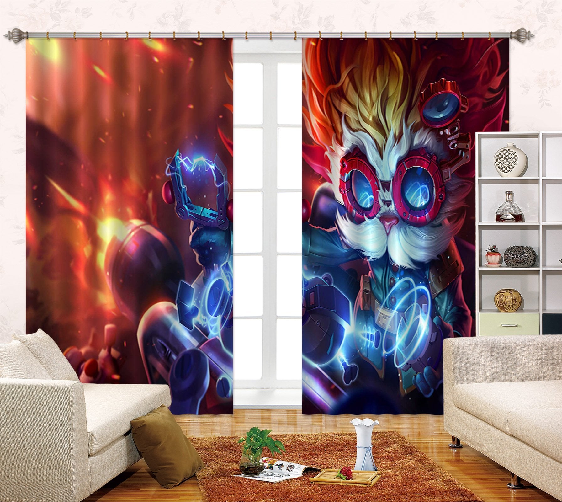 3D Lovely Monster 2370 Curtains Drapes Wallpaper AJ Wallpaper 