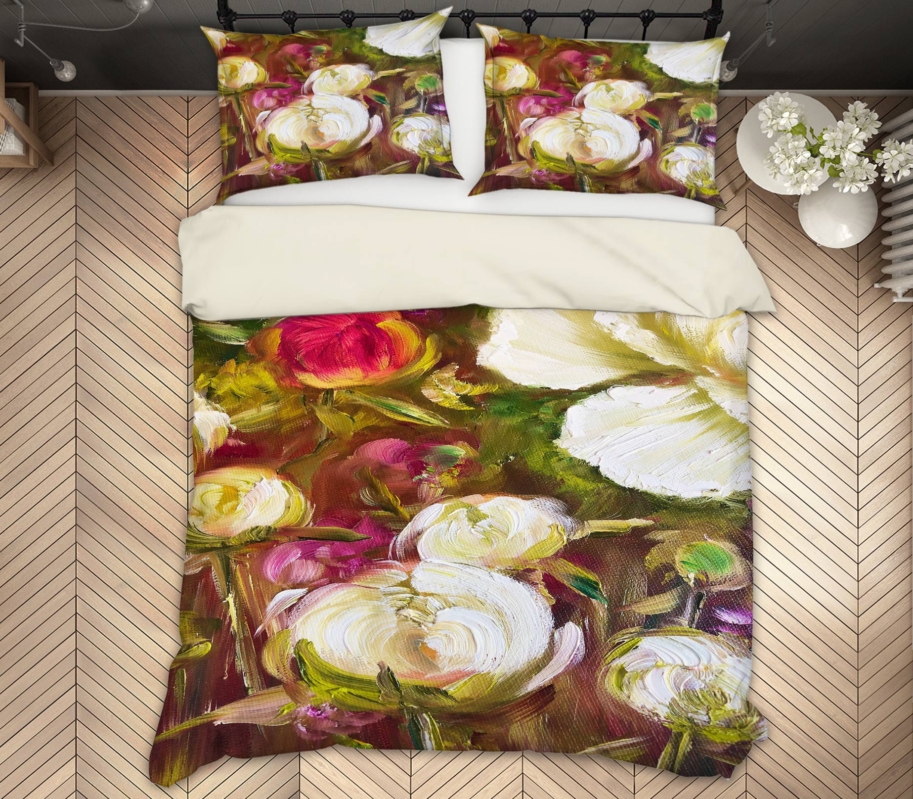 3D Rose Bouquet 430 Skromova Marina Bedding Bed Pillowcases Quilt