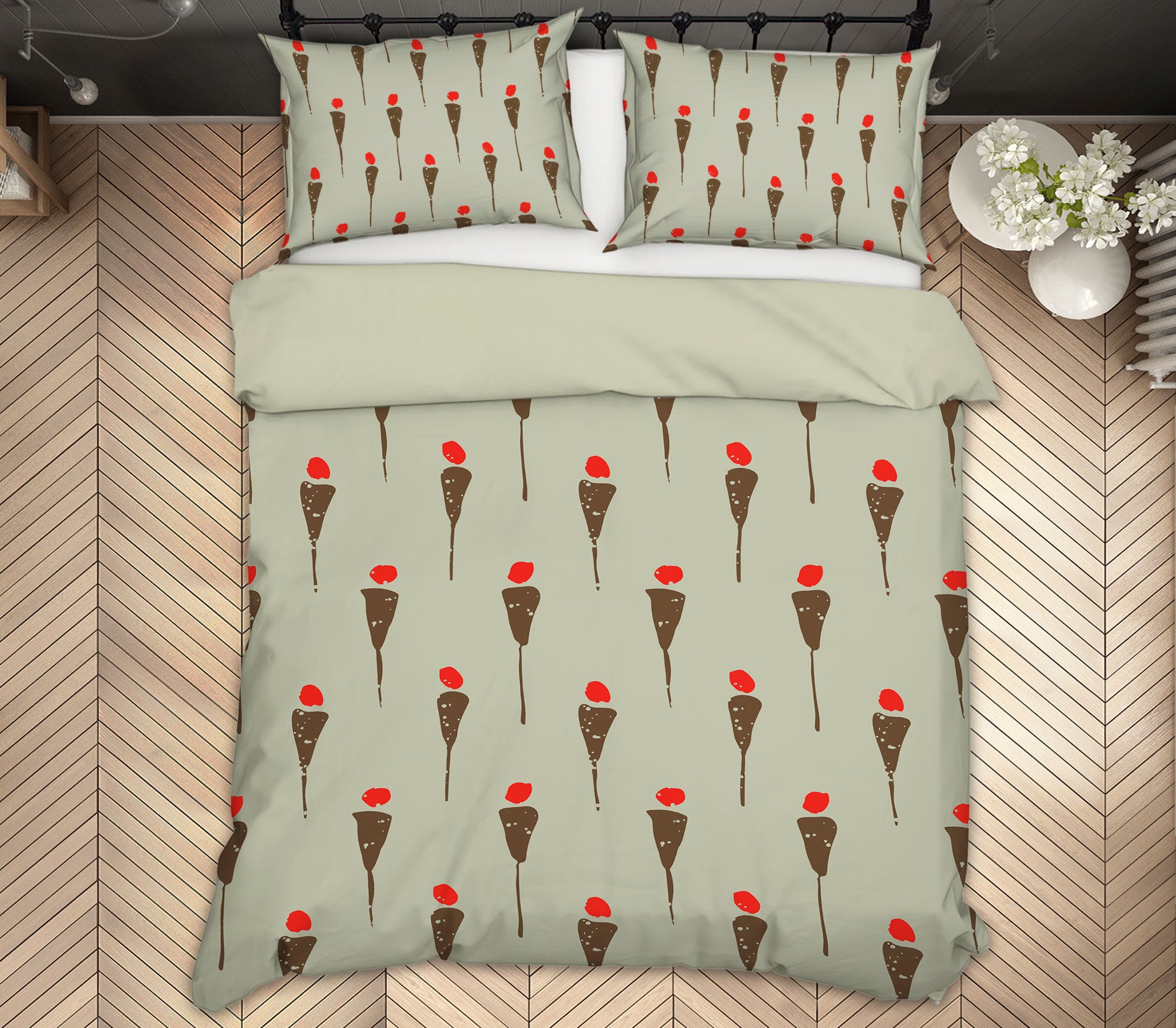 3D Red Dot Pattern 10972 Kashmira Jayaprakash Bedding Bed Pillowcases Quilt