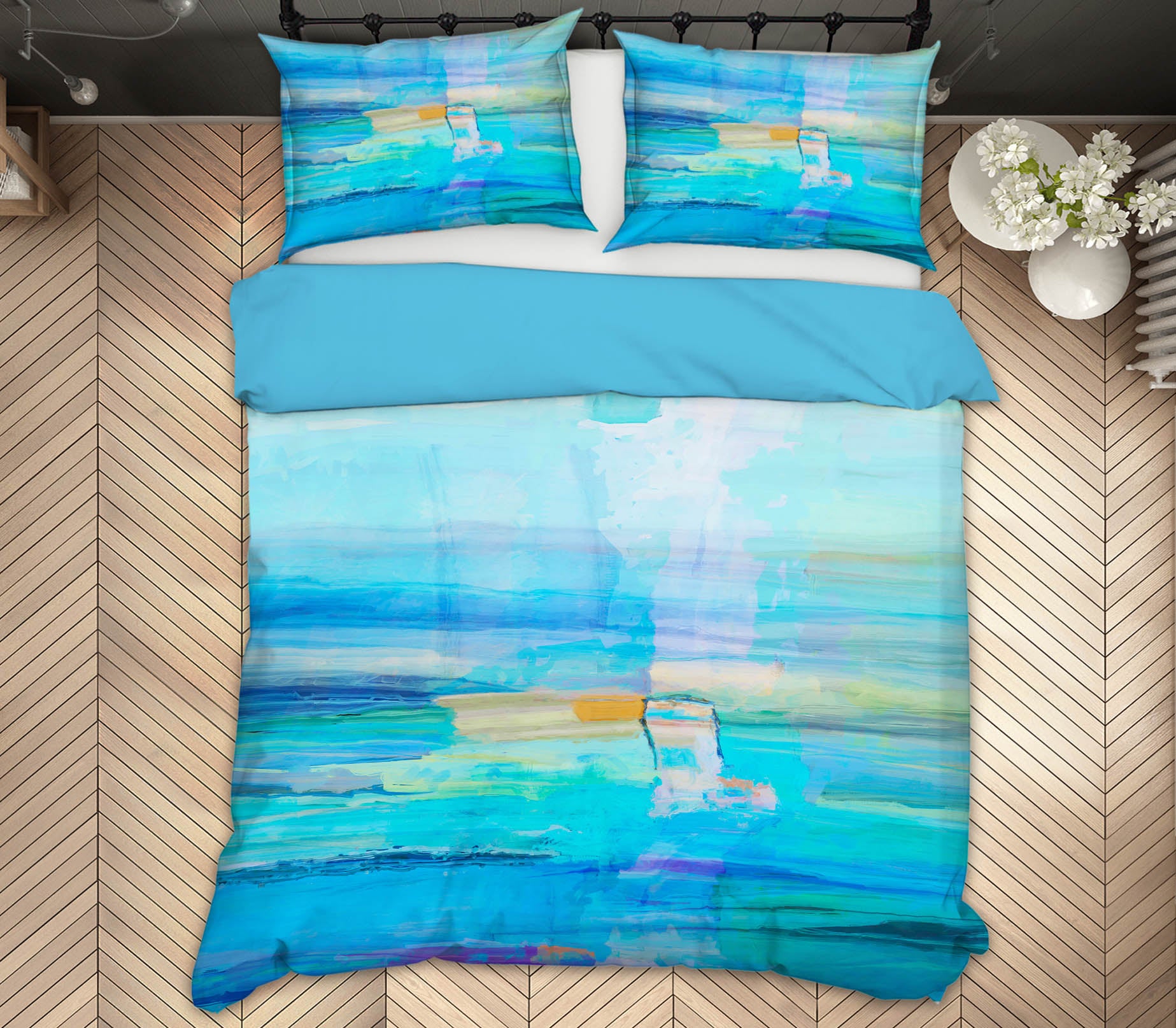 3D Blue Sea 2106 Michael Tienhaara Bedding Bed Pillowcases Quilt