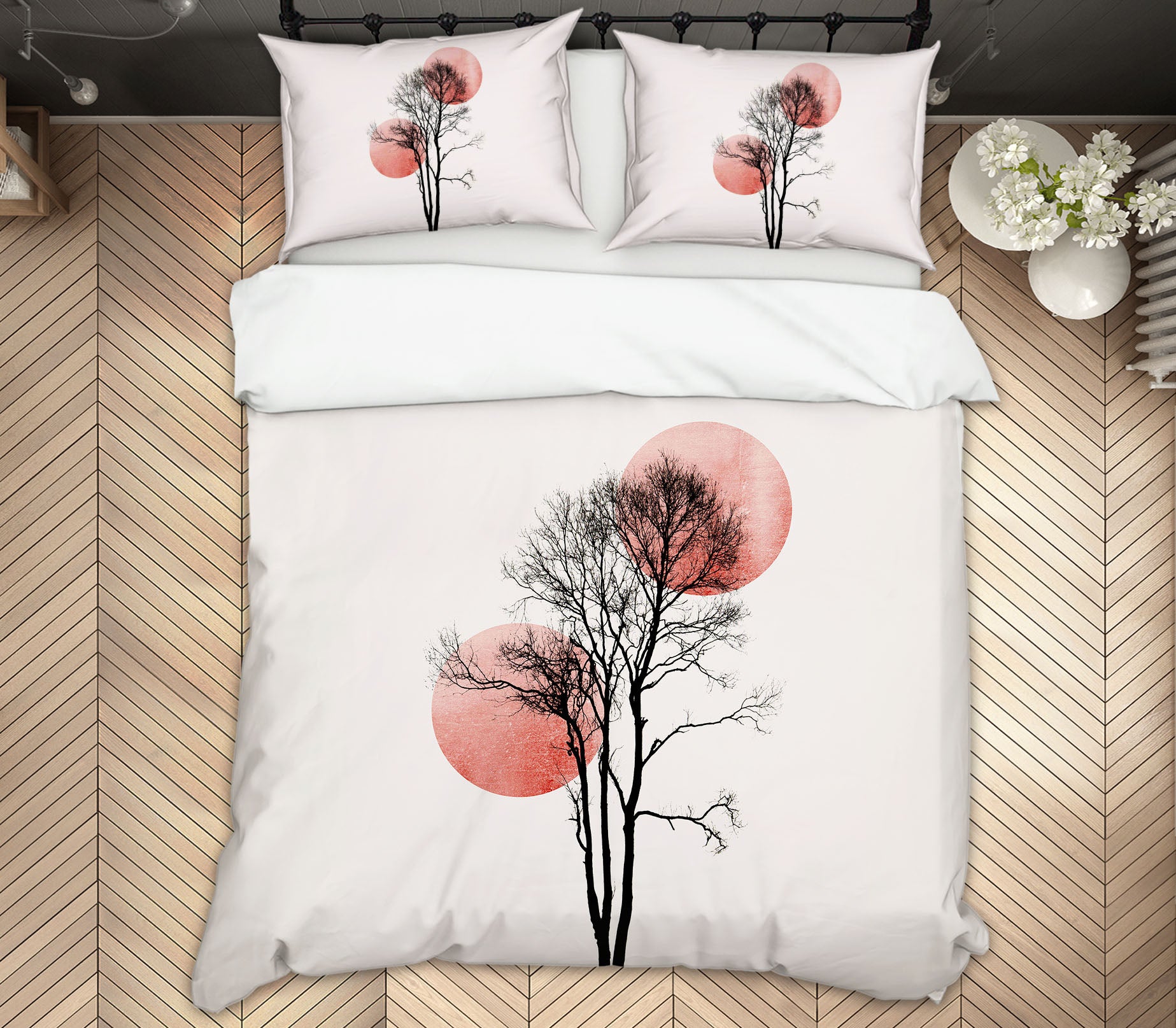 3D Moon Tree Painting 213 Boris Draschoff Bedding Bed Pillowcases Quilt