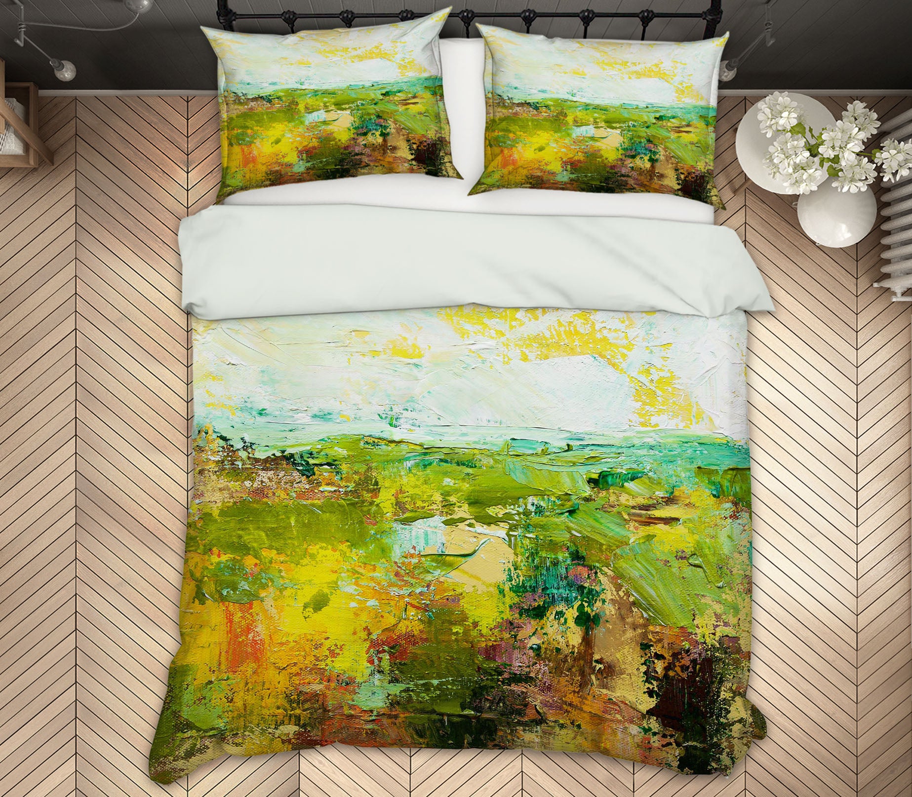 3D Grassland Pigment 1102 Allan P. Friedlander Bedding Bed Pillowcases Quilt