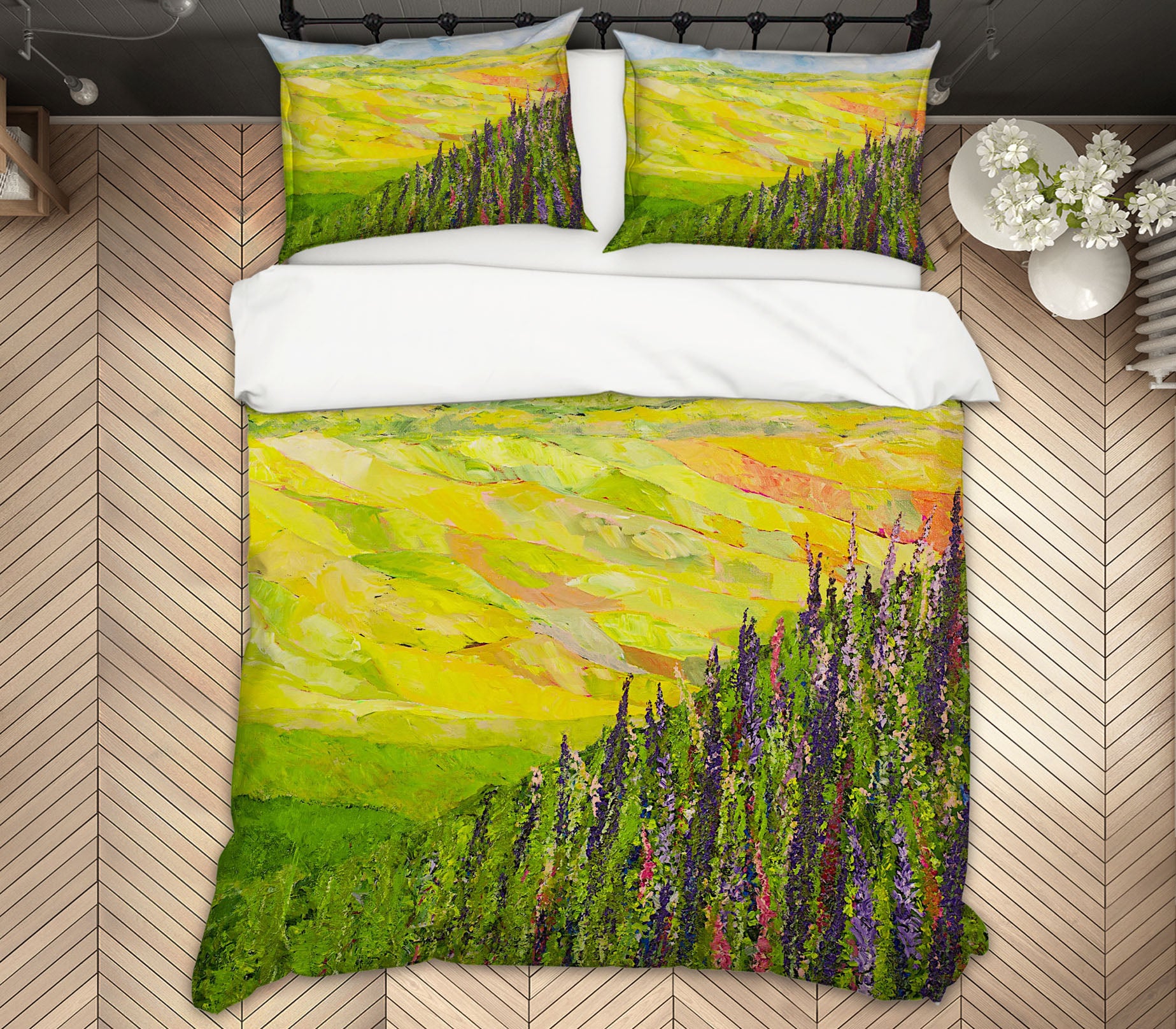 3D Misty Valley 1030 Allan P. Friedlander Bedding Bed Pillowcases Quilt
