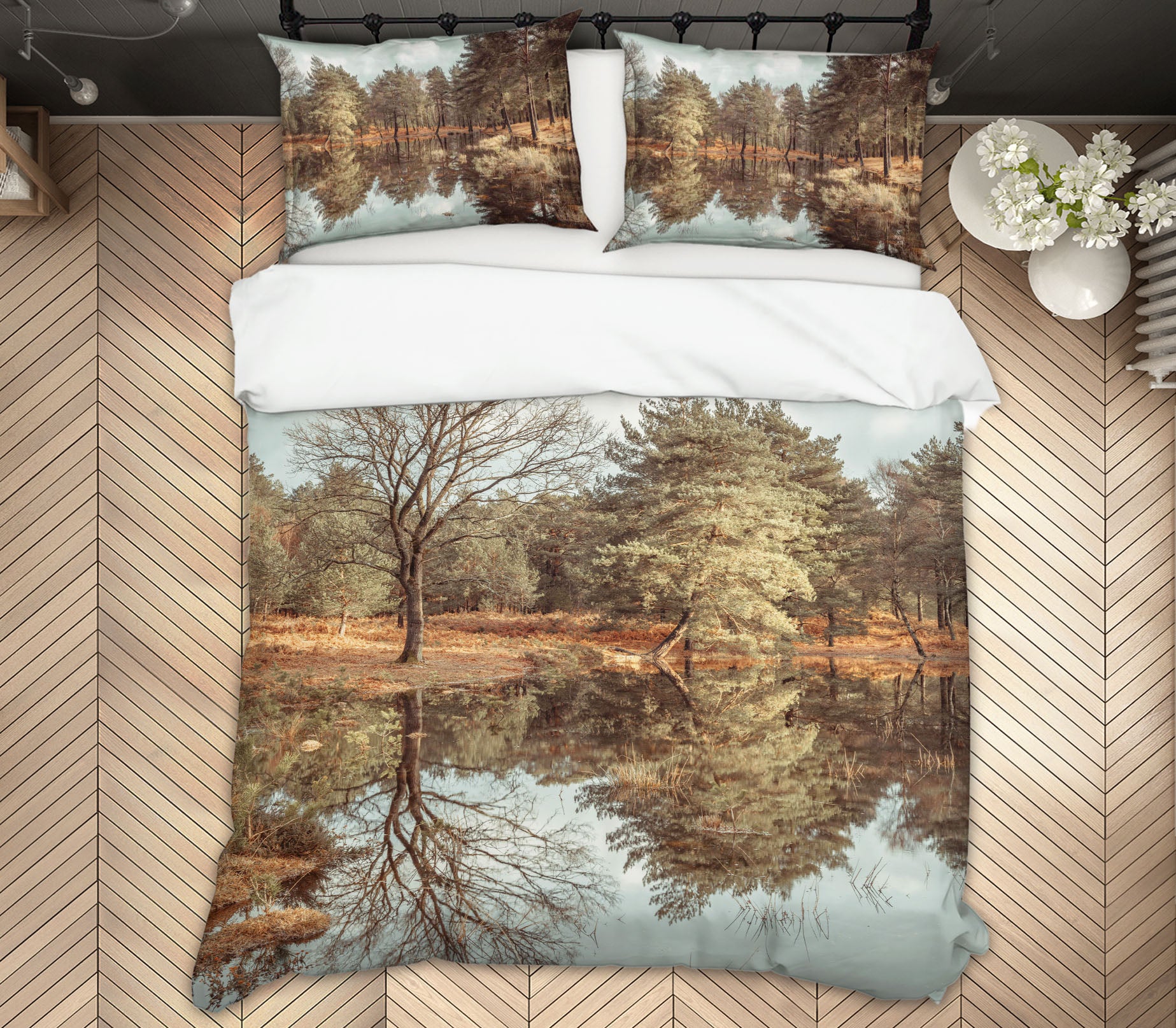 3D Forest Creek 7170 Assaf Frank Bedding Bed Pillowcases Quilt Cover Duvet Cover
