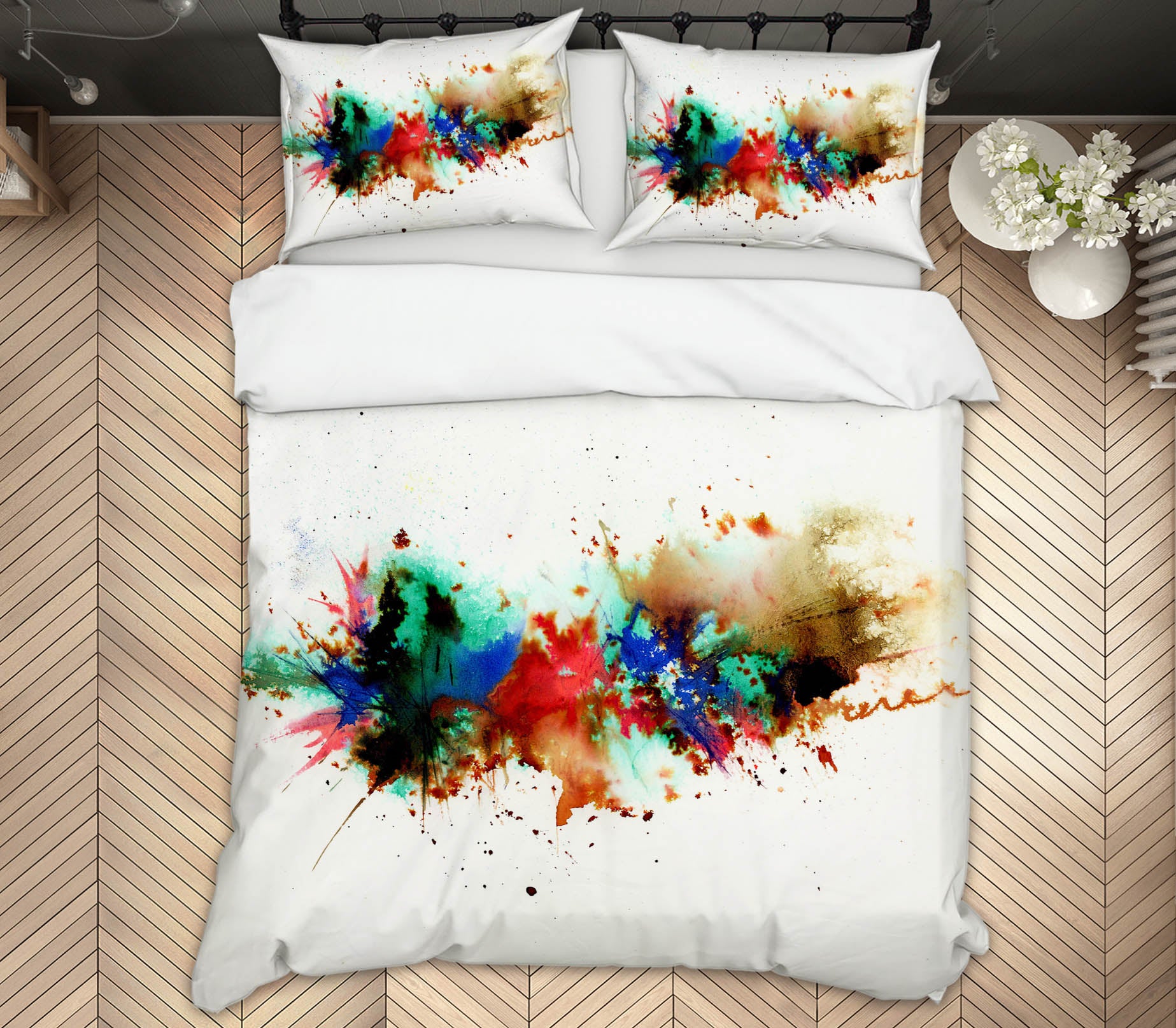 3D Color Splash 2009 Anne Farrall Doyle Bedding Bed Pillowcases Quilt