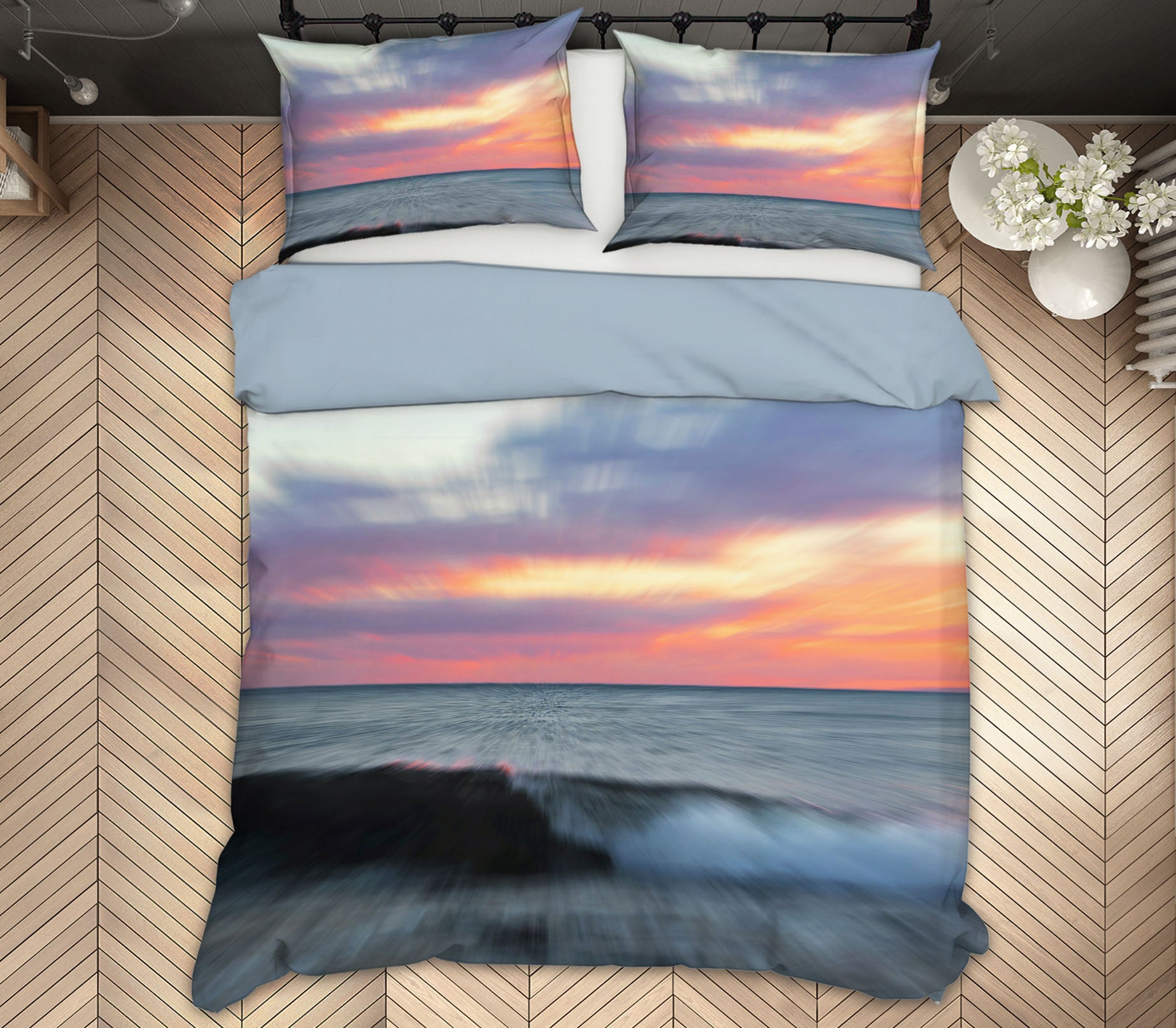 3D Moving Wave 100 Marco Carmassi Bedding Bed Pillowcases Quilt