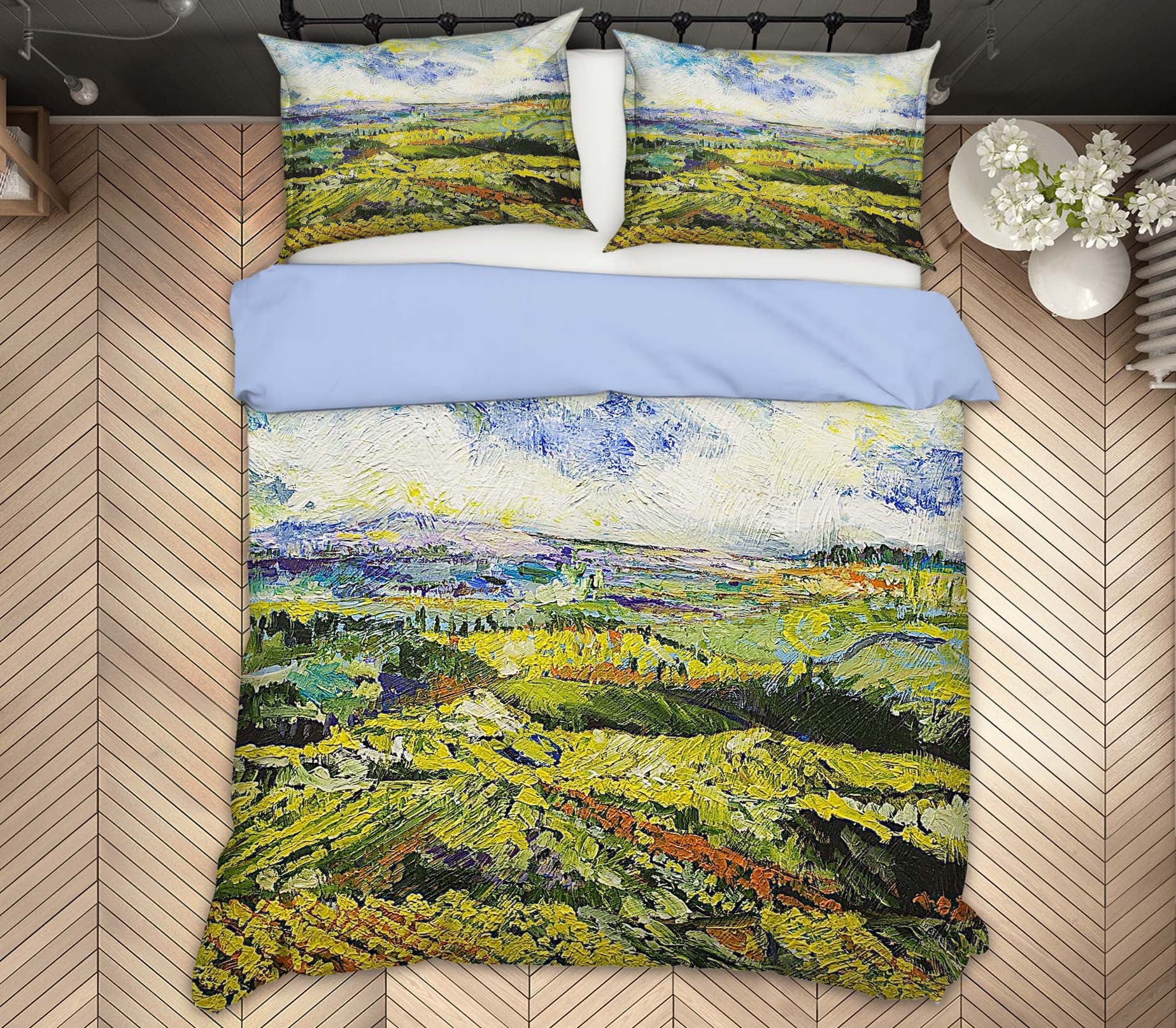 3D Picturesque Countryside 2115 Allan P. Friedlander Bedding Bed Pillowcases Quilt