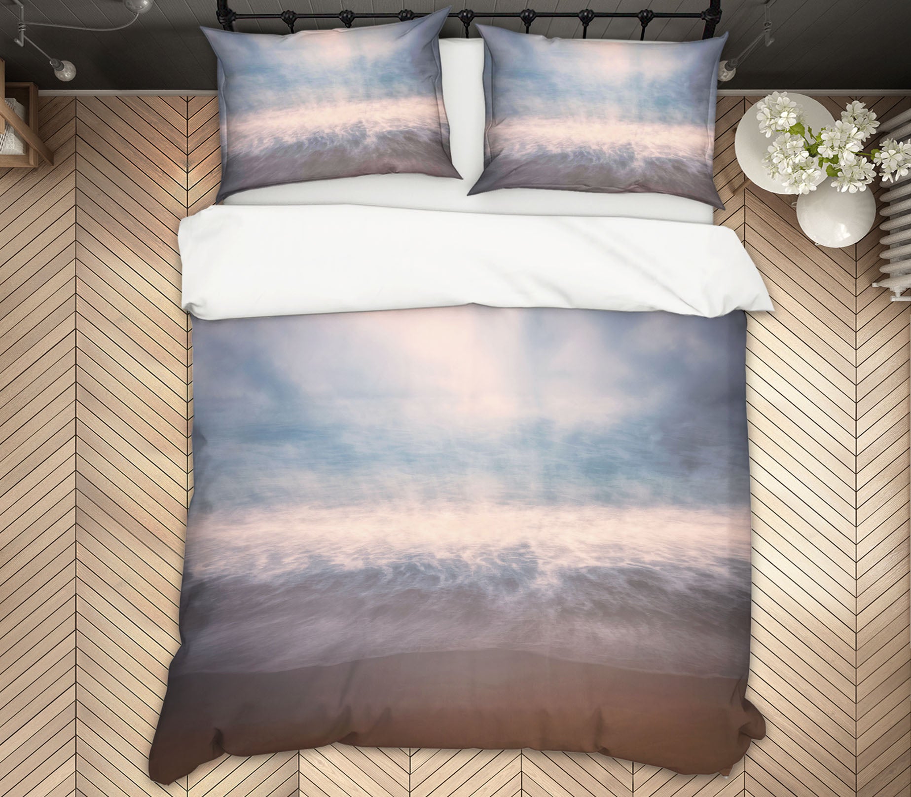 3D Stormy Waves 2150 Marco Carmassi Bedding Bed Pillowcases Quilt