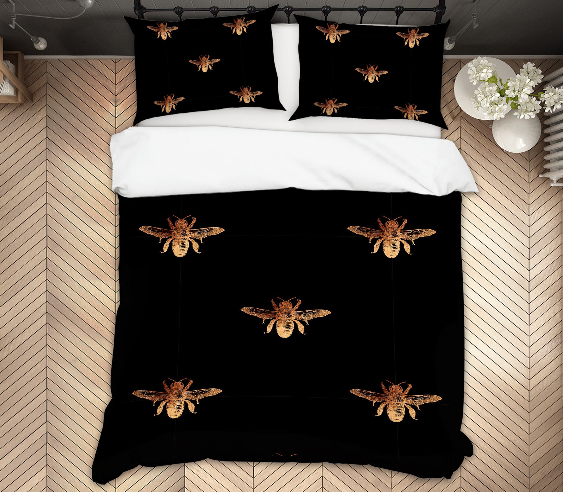 3D Golden Insect 139 Uta Naumann Bedding Bed Pillowcases Quilt