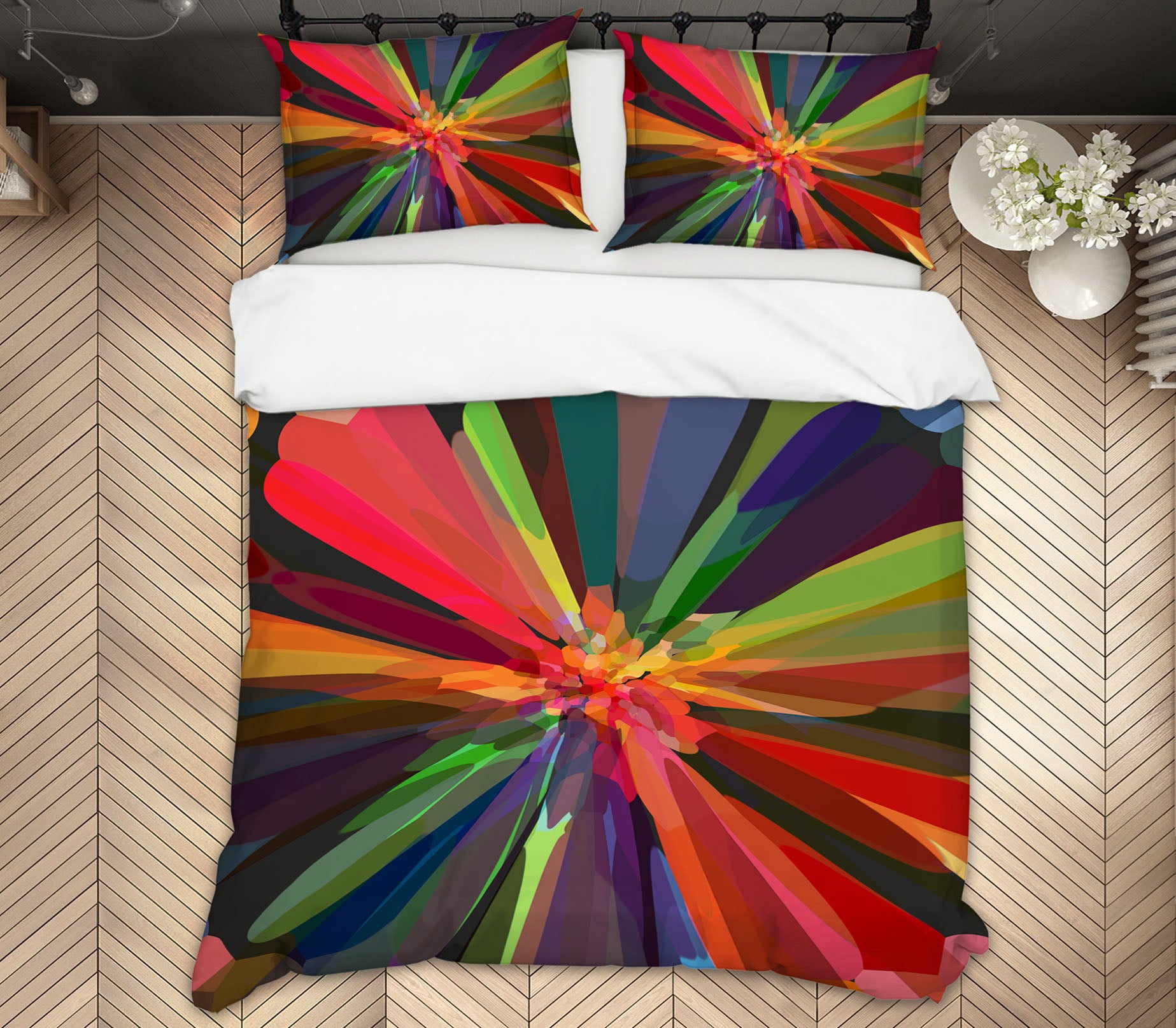 3D Color Flower Core 19138 Shandra Smith Bedding Bed Pillowcases Quilt