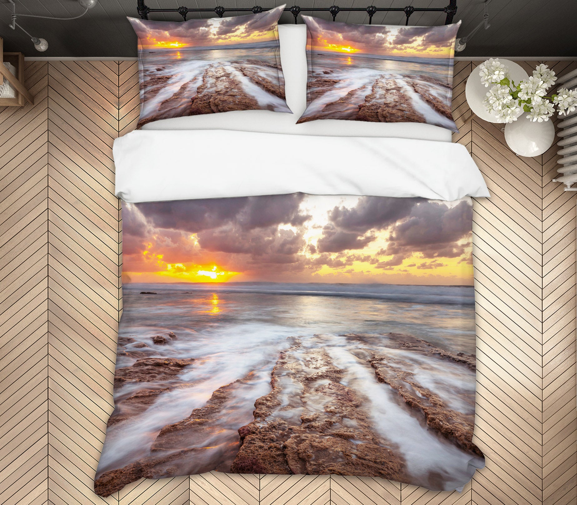 3D Beach Wave 85159 Assaf Frank Bedding Bed Pillowcases Quilt