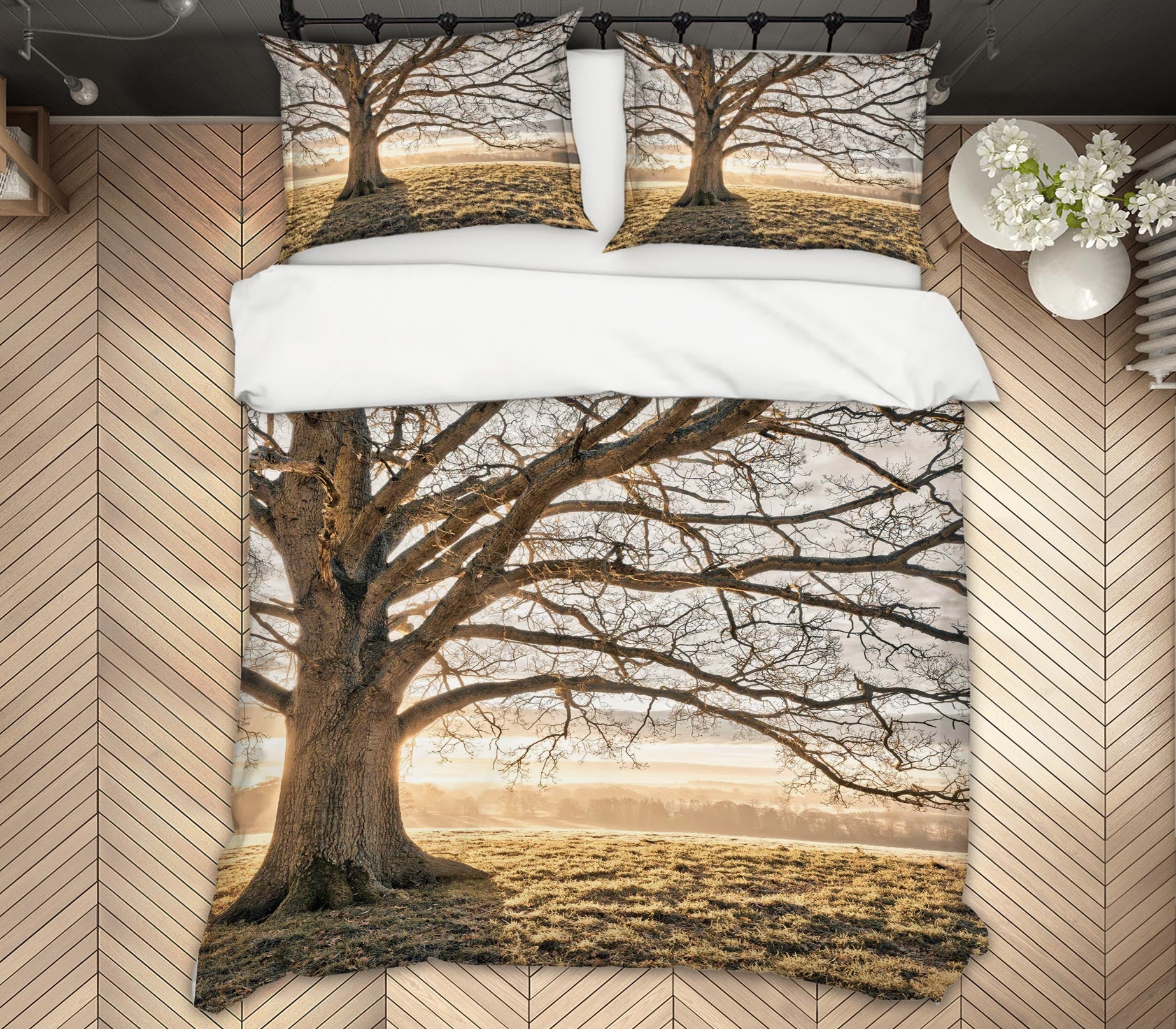 3D Sunny Dead Tree 1088 Assaf Frank Bedding Bed Pillowcases Quilt
