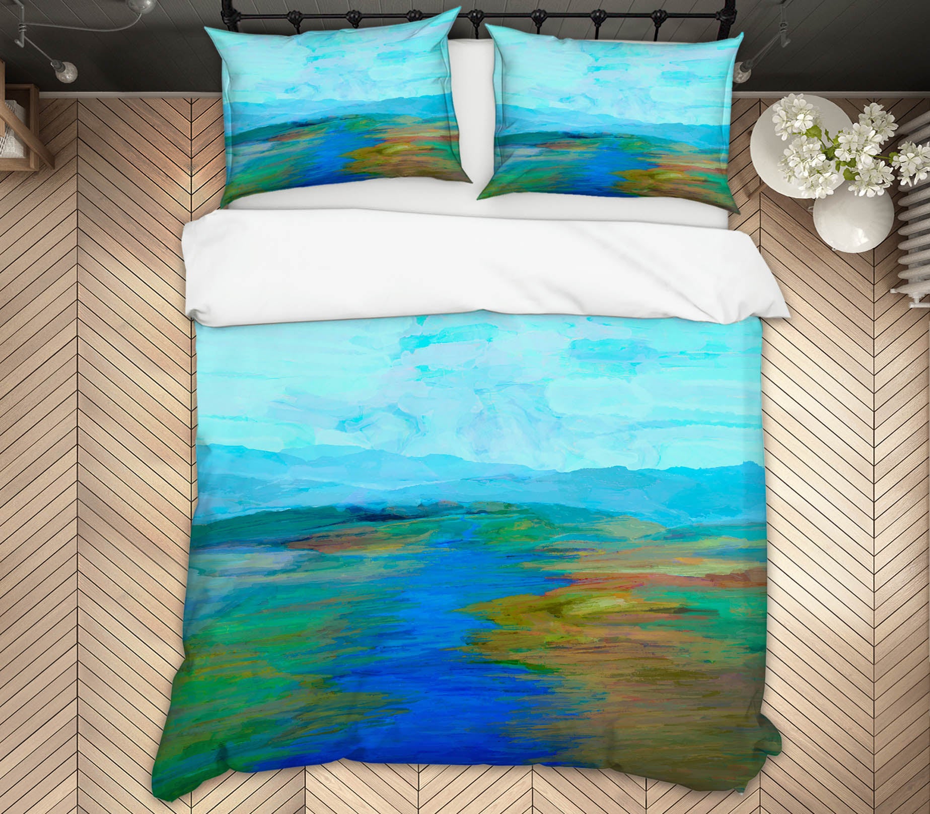3D Undersea Channel 2114 Michael Tienhaara Bedding Bed Pillowcases Quilt
