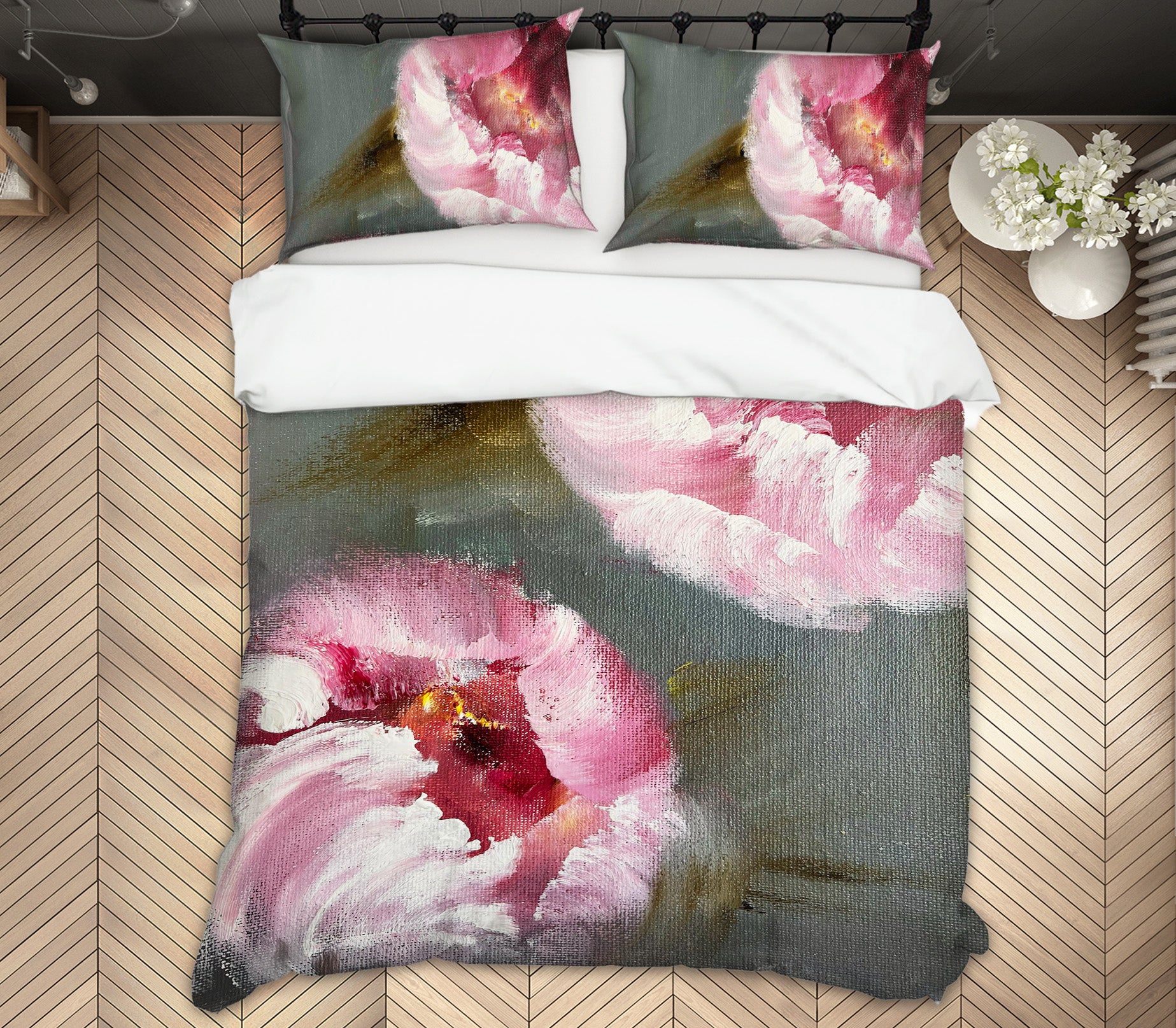 3D Painted Flowers 574 Skromova Marina Bedding Bed Pillowcases Quilt