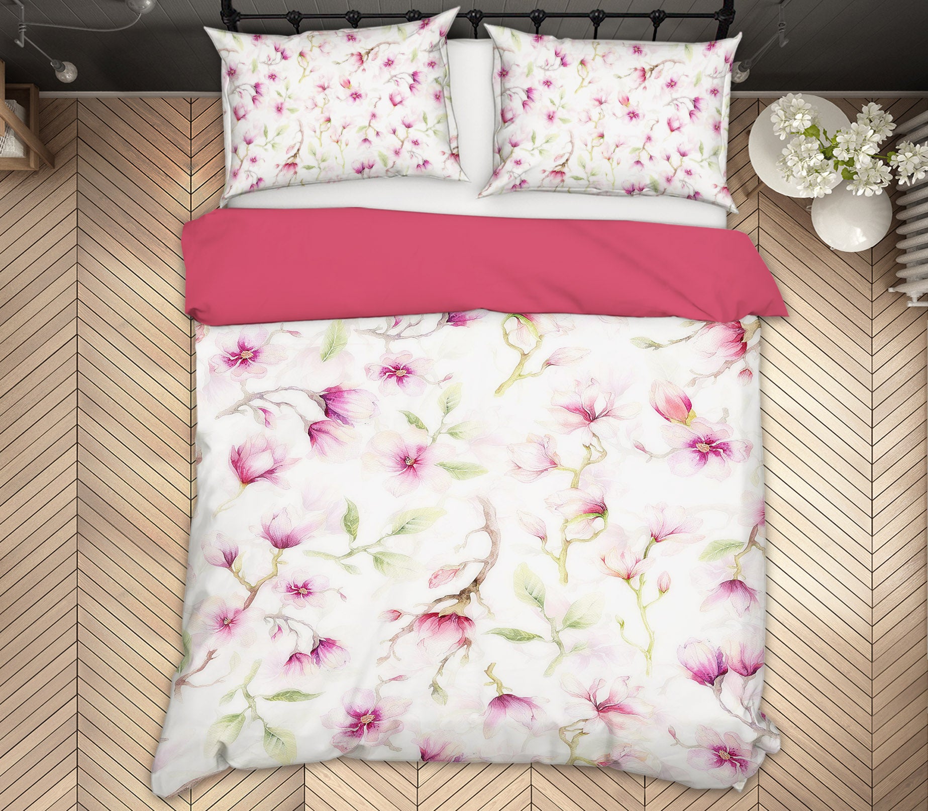 3D Trunk Flower 084 Uta Naumann Bedding Bed Pillowcases Quilt