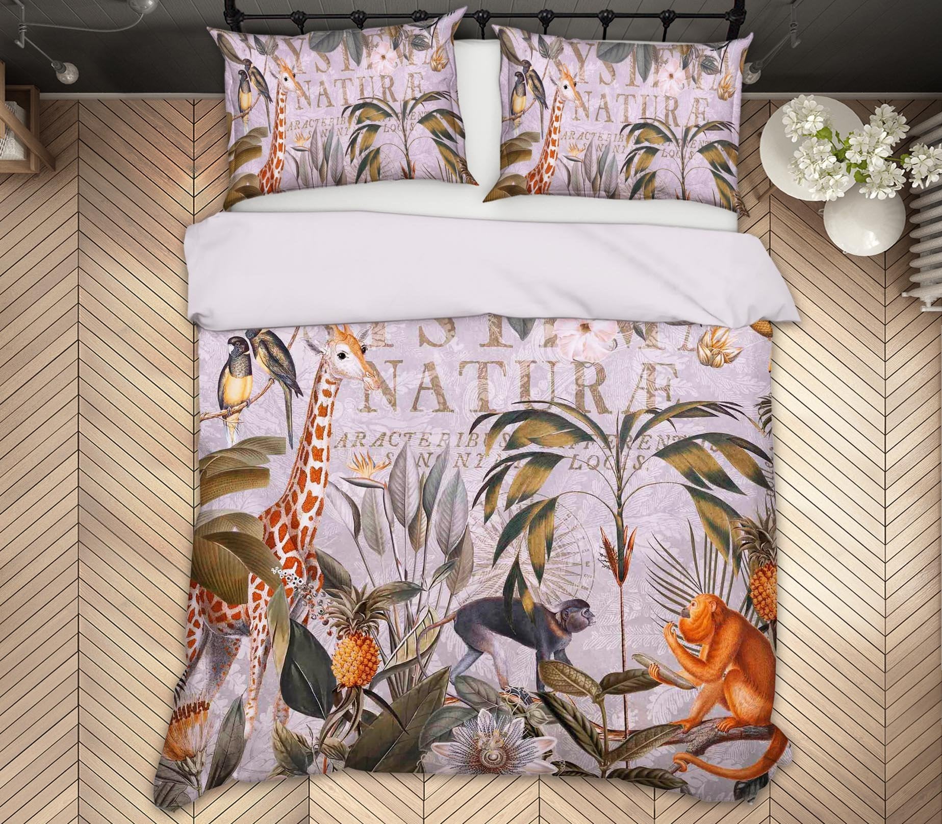 3D Animal Home 2138 Andrea haase Bedding Bed Pillowcases Quilt Quiet Covers AJ Creativity Home 