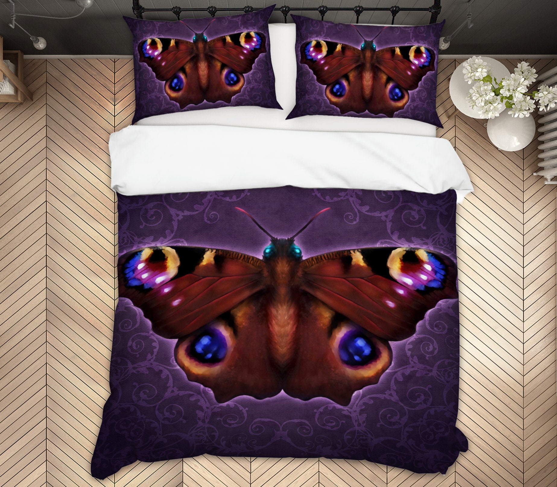 3D Brown Moth 8817 Brigid Ashwood Bedding Bed Pillowcases Quilt Cover Duvet Cover