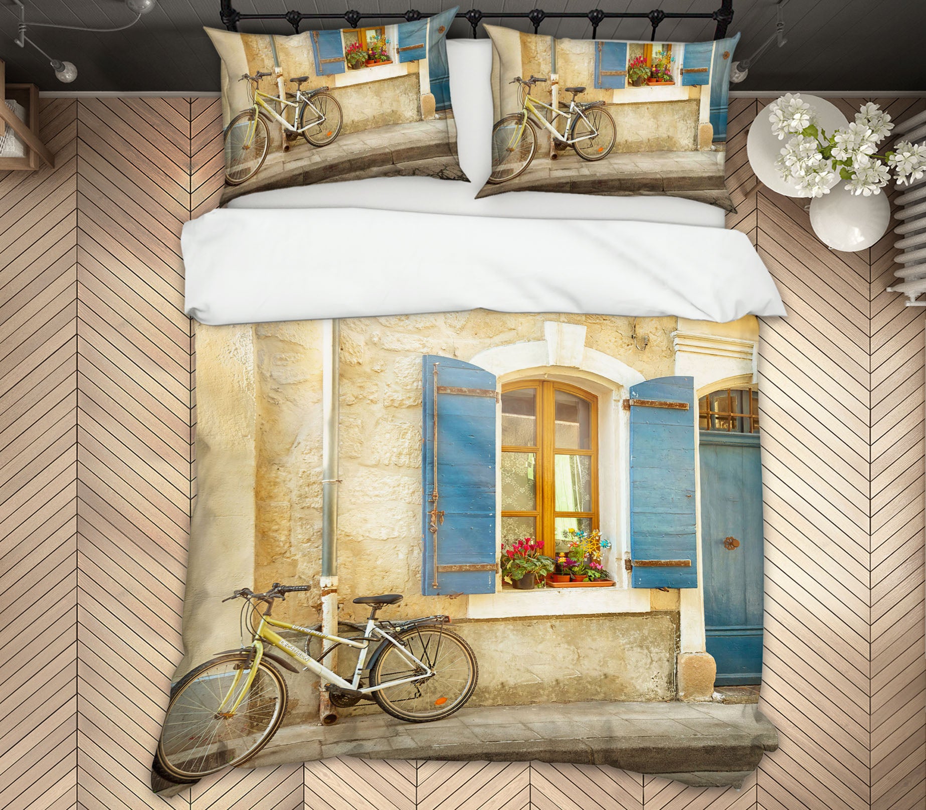 3D Arles Bicycle 006 Marco Carmassi Bedding Bed Pillowcases Quilt