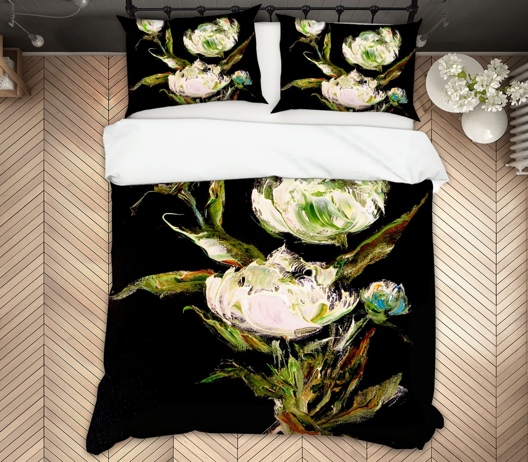 3D Hand Painted Flowers 581 Skromova Marina Bedding Bed Pillowcases Quilt