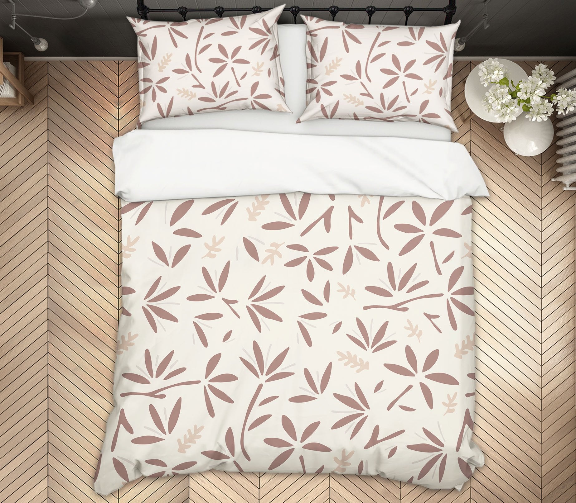 3D Animal Footprints 2107 Jillian Helvey Bedding Bed Pillowcases Quilt Quiet Covers AJ Creativity Home 