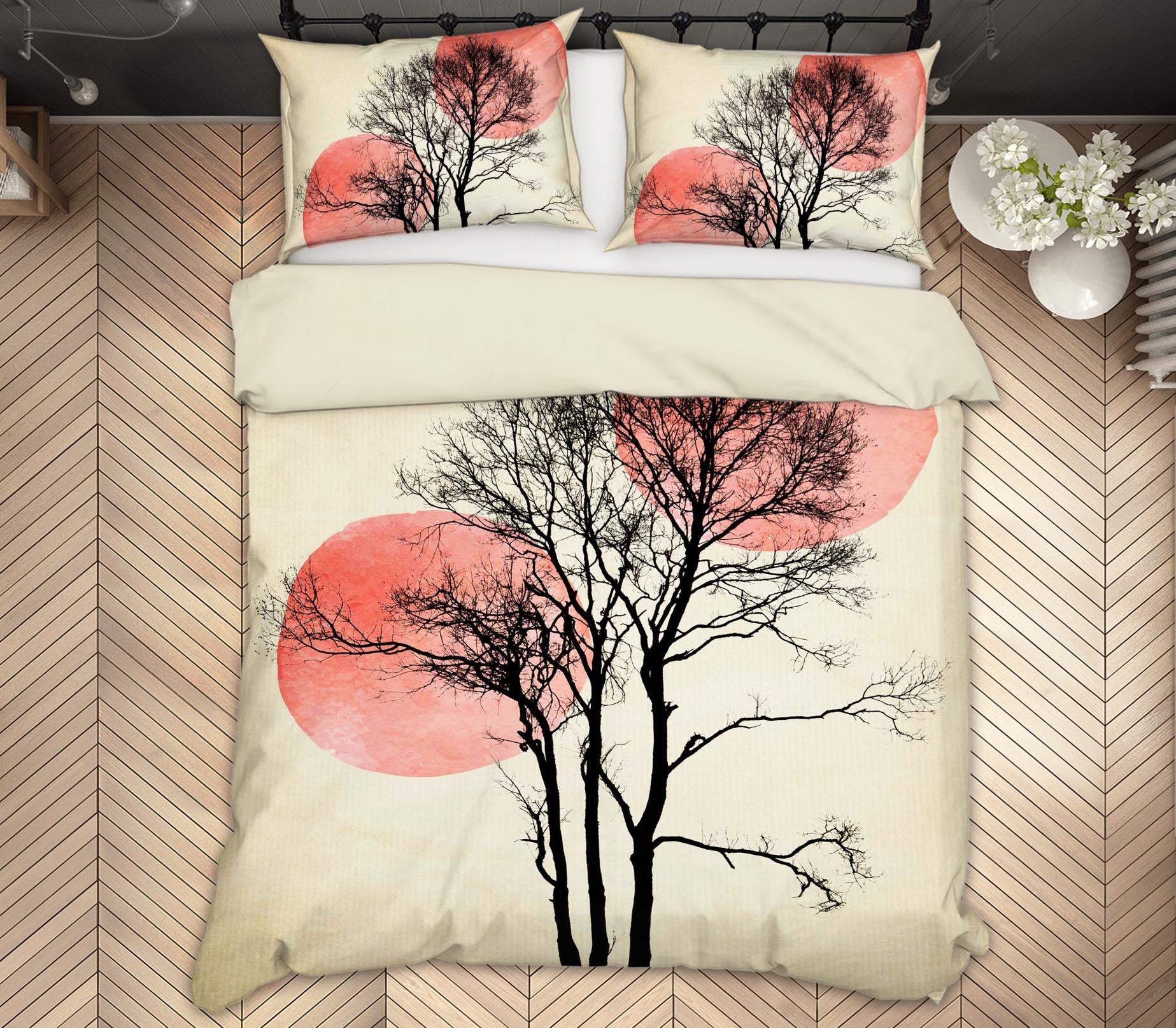 3D Moon Hiding 2011 Boris Draschoff Bedding Bed Pillowcases Quilt
