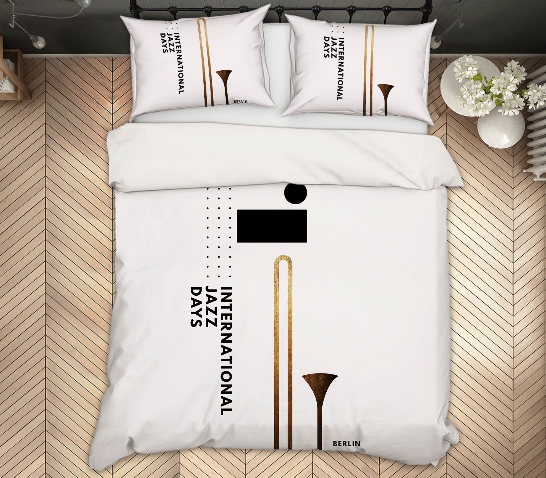 3D Golden Horn 169 Boris Draschoff Bedding Bed Pillowcases Quilt
