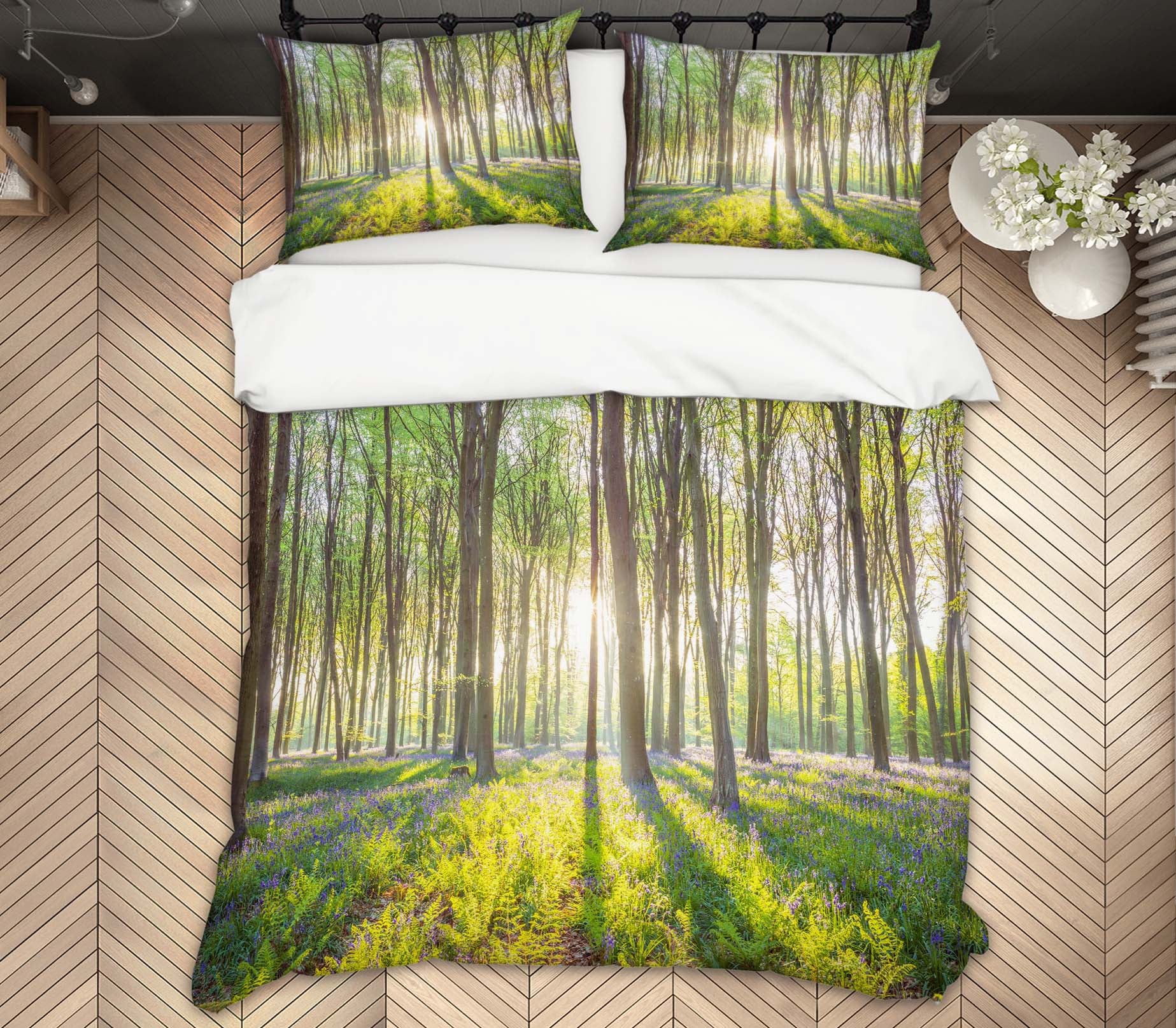 3D Sunshine Forest 2022 Assaf Frank Bedding Bed Pillowcases Quilt
