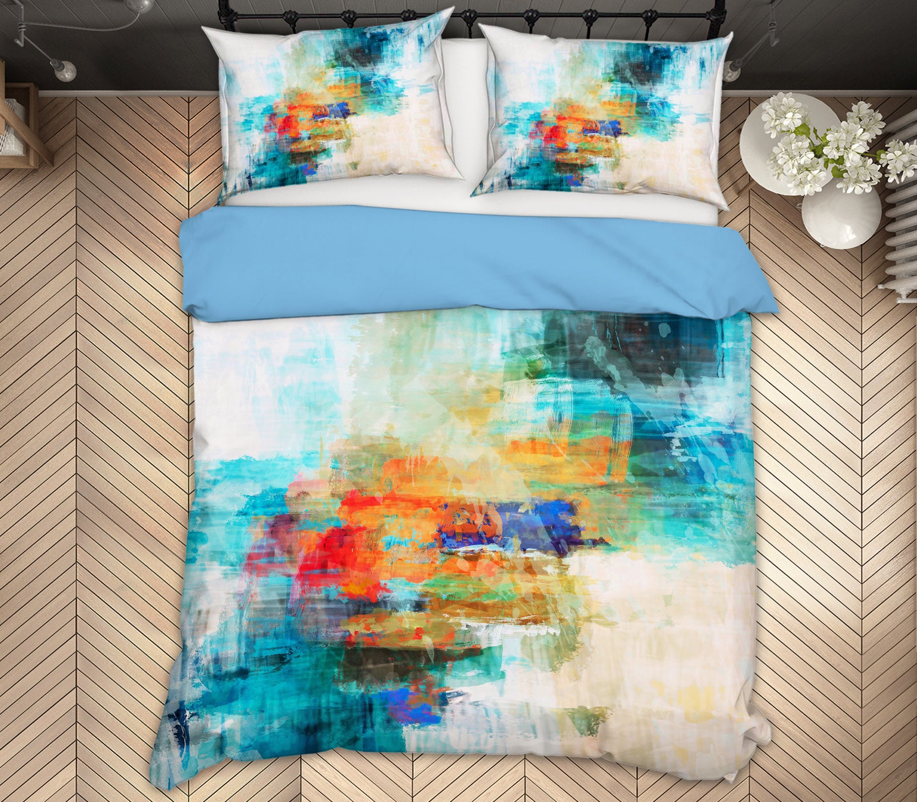 3D Color Splashes 1005 Michael Tienhaara Bedding Bed Pillowcases Quilt
