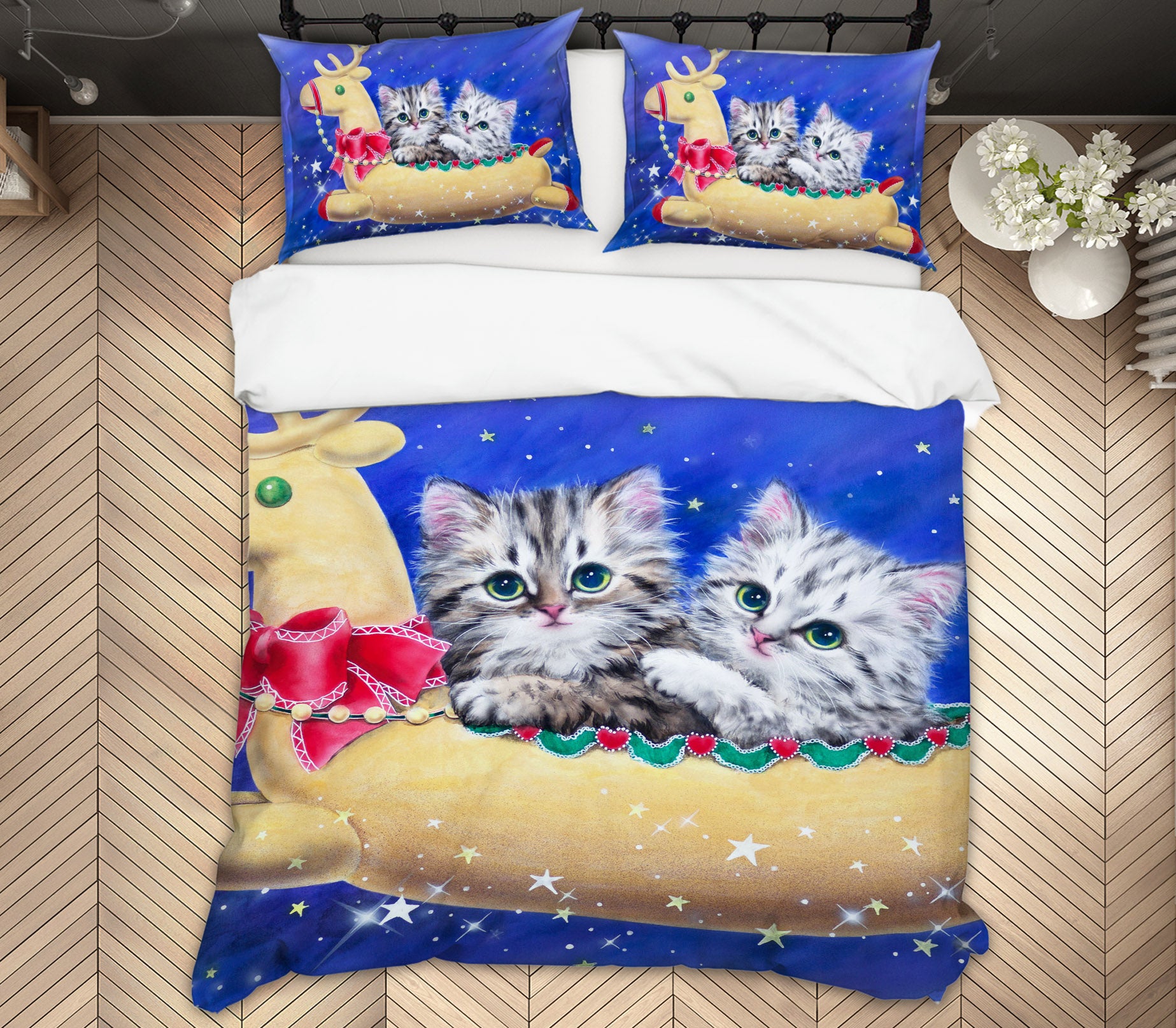 3D Trojan Cat 5956 Kayomi Harai Bedding Bed Pillowcases Quilt Cover Duvet Cover