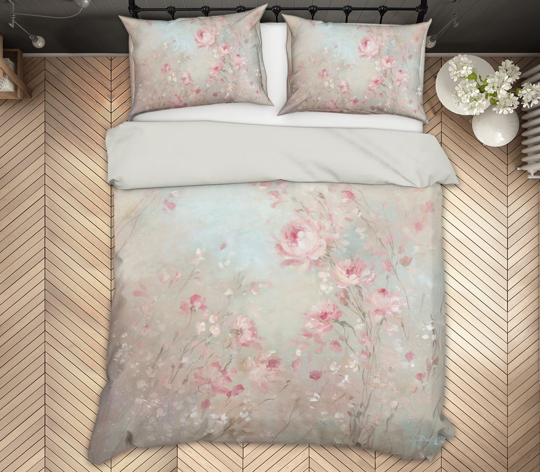 3D Flower Bush Garden 2087 Debi Coules Bedding Bed Pillowcases Quilt