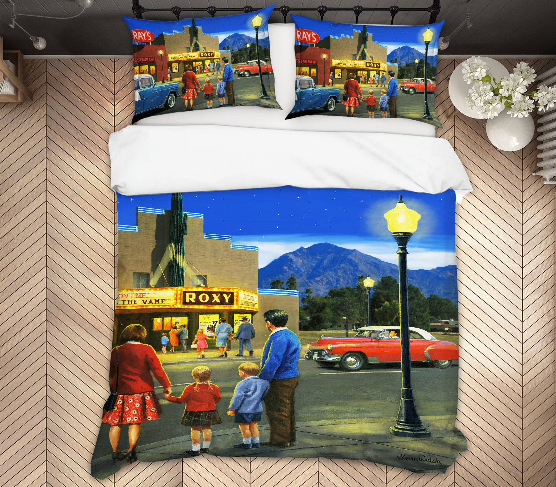 3D Street Light Car 12539 Kevin Walsh Bedding Bed Pillowcases Quilt