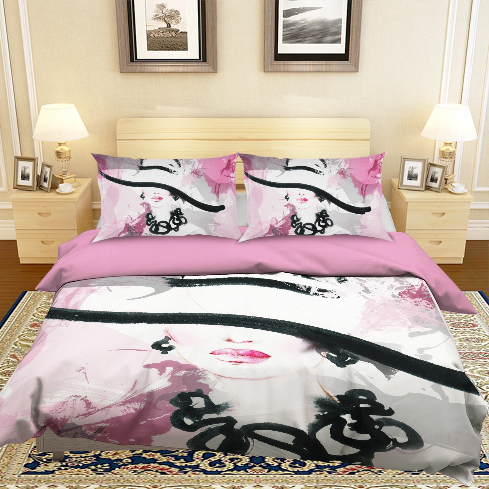 3D White Hat Mannequin 014 Bed Pillowcases Quilt