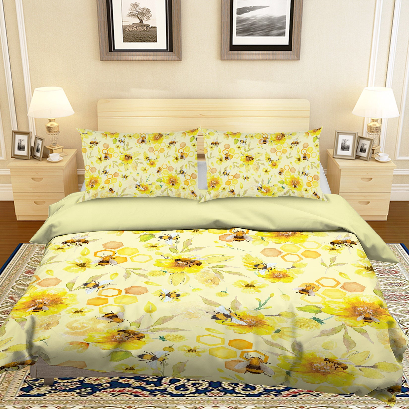 3D Yellow Chrysanthemum 075 Uta Naumann Bedding Bed Pillowcases Quilt