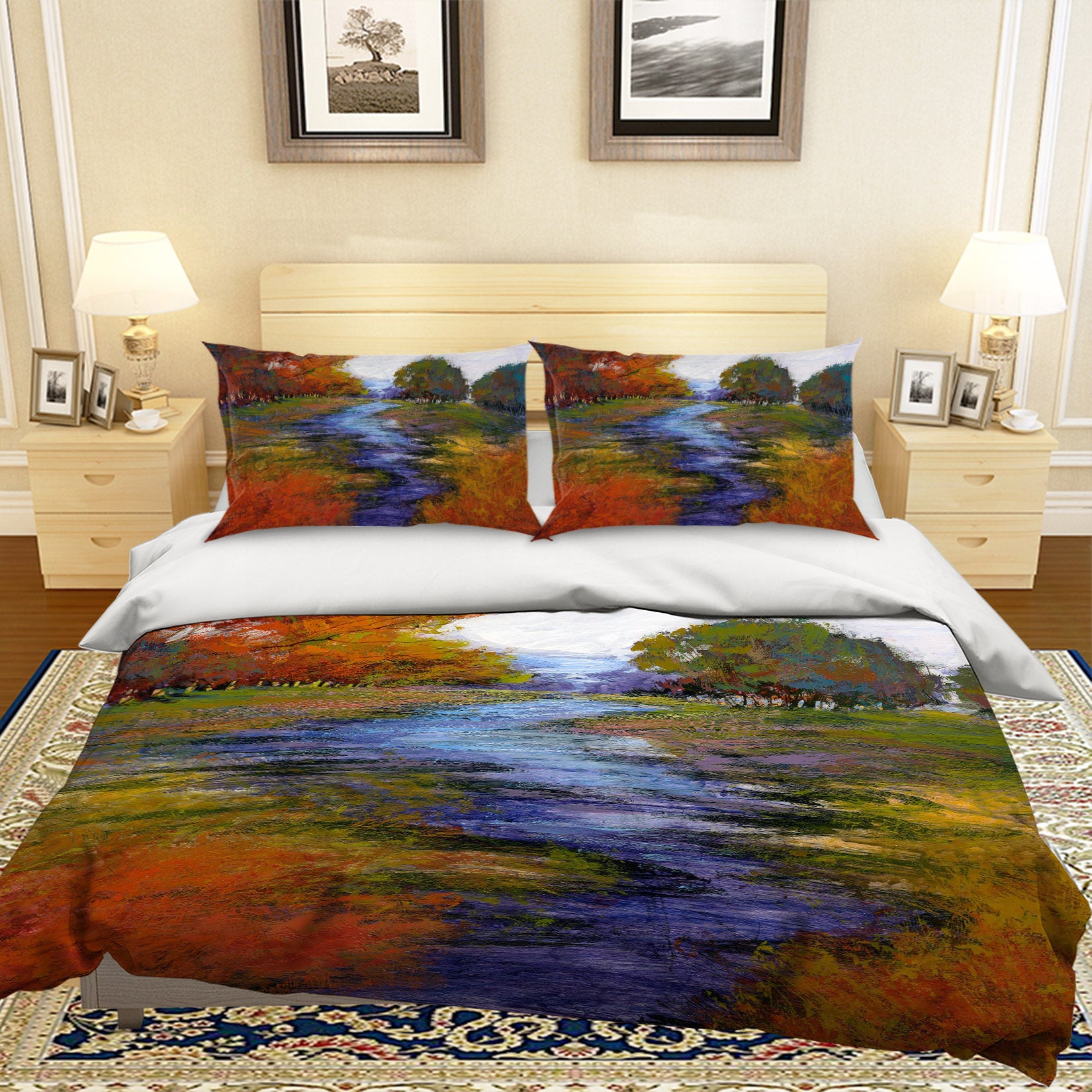 3D Maple Forest 1050 Michael Tienhaara Bedding Bed Pillowcases Quilt