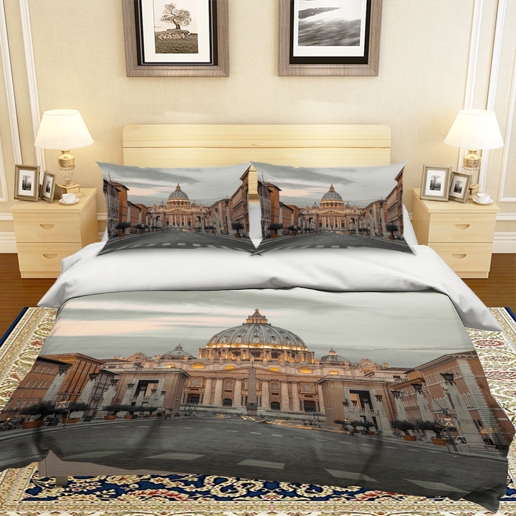 3D Building 85111 Assaf Frank Bedding Bed Pillowcases Quilt