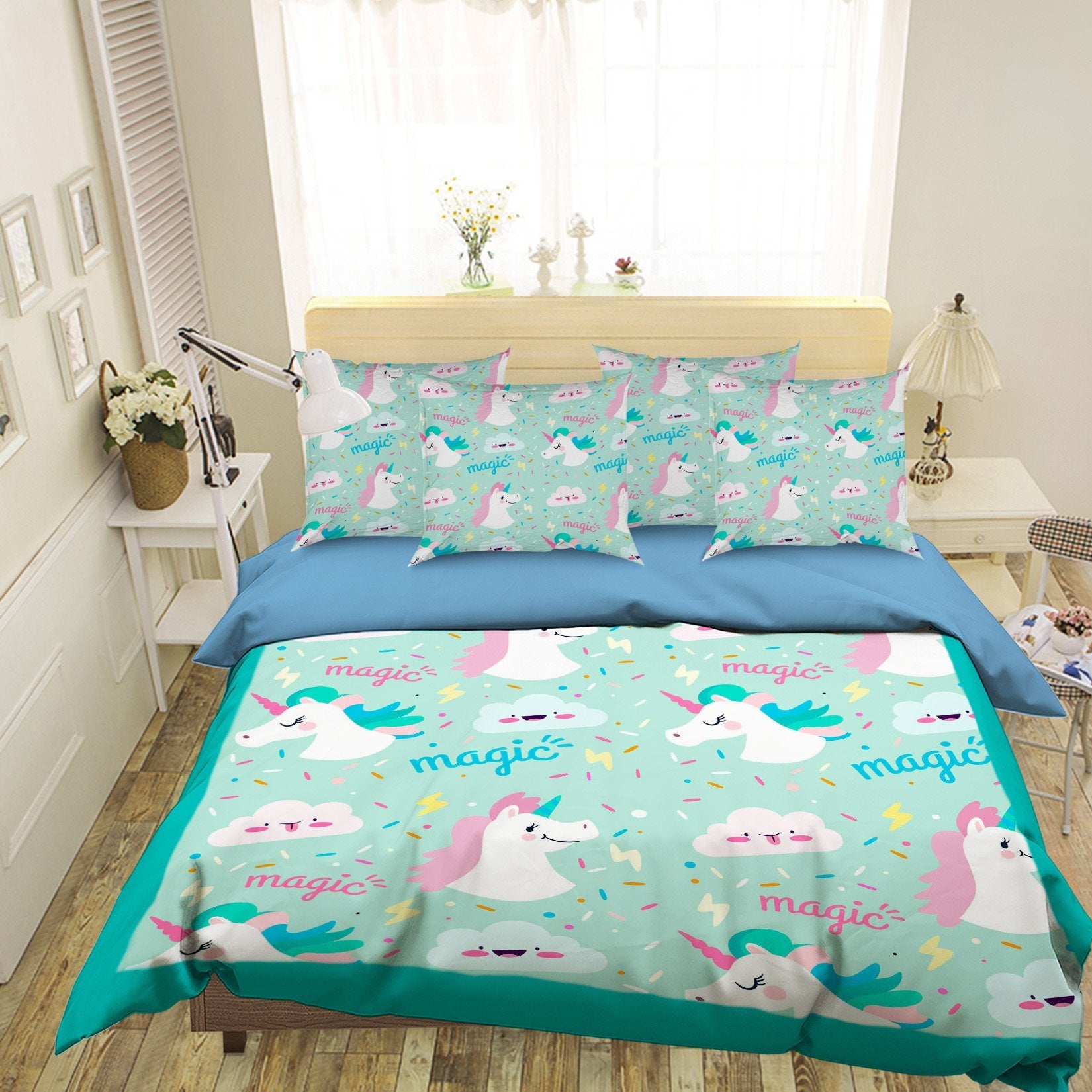 3D Horse Head 027 Bed Pillowcases Quilt Wallpaper AJ Wallpaper 