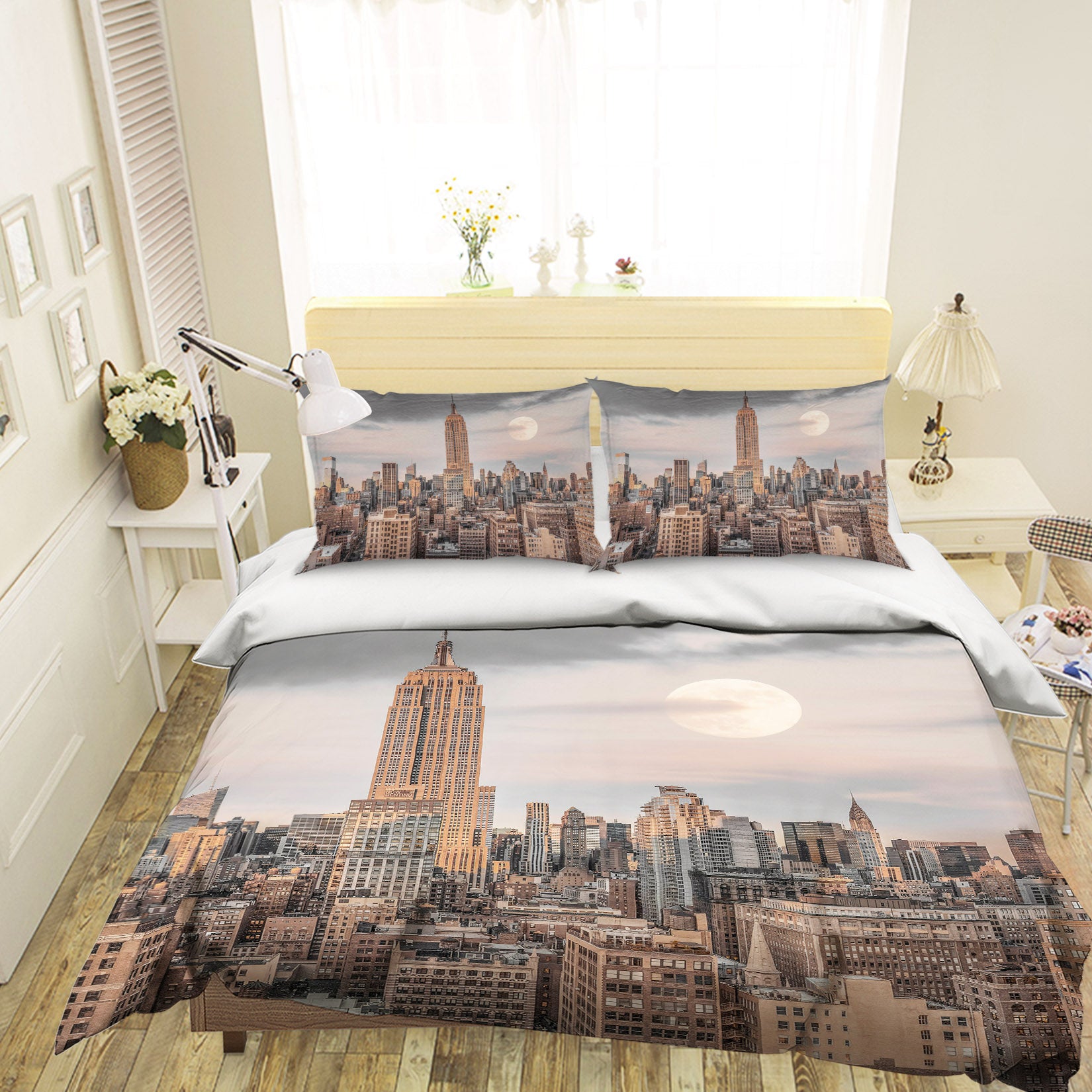3D Modern City 7119 Assaf Frank Bedding Bed Pillowcases Quilt Cover Duvet Cover