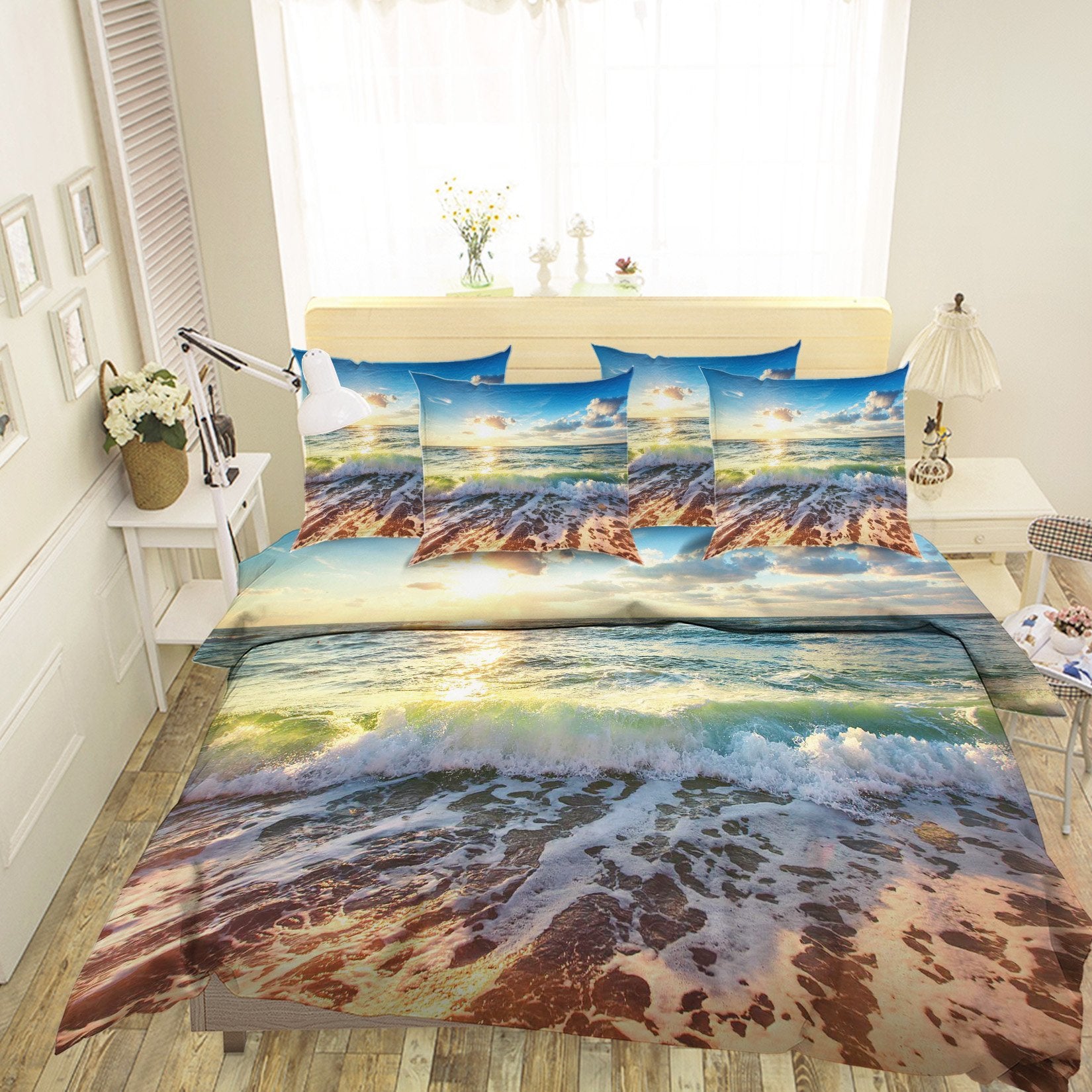 3D Sea Scenery 16 Bed Pillowcases Quilt Wallpaper AJ Wallpaper 