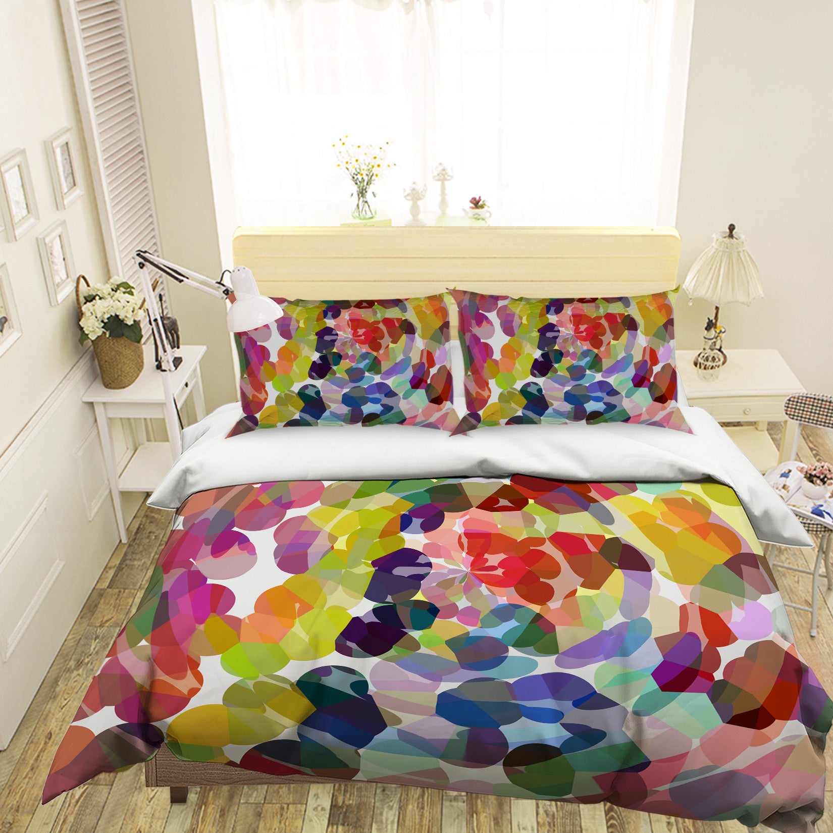 3D Colored Stones 2004 Shandra Smith Bedding Bed Pillowcases Quilt